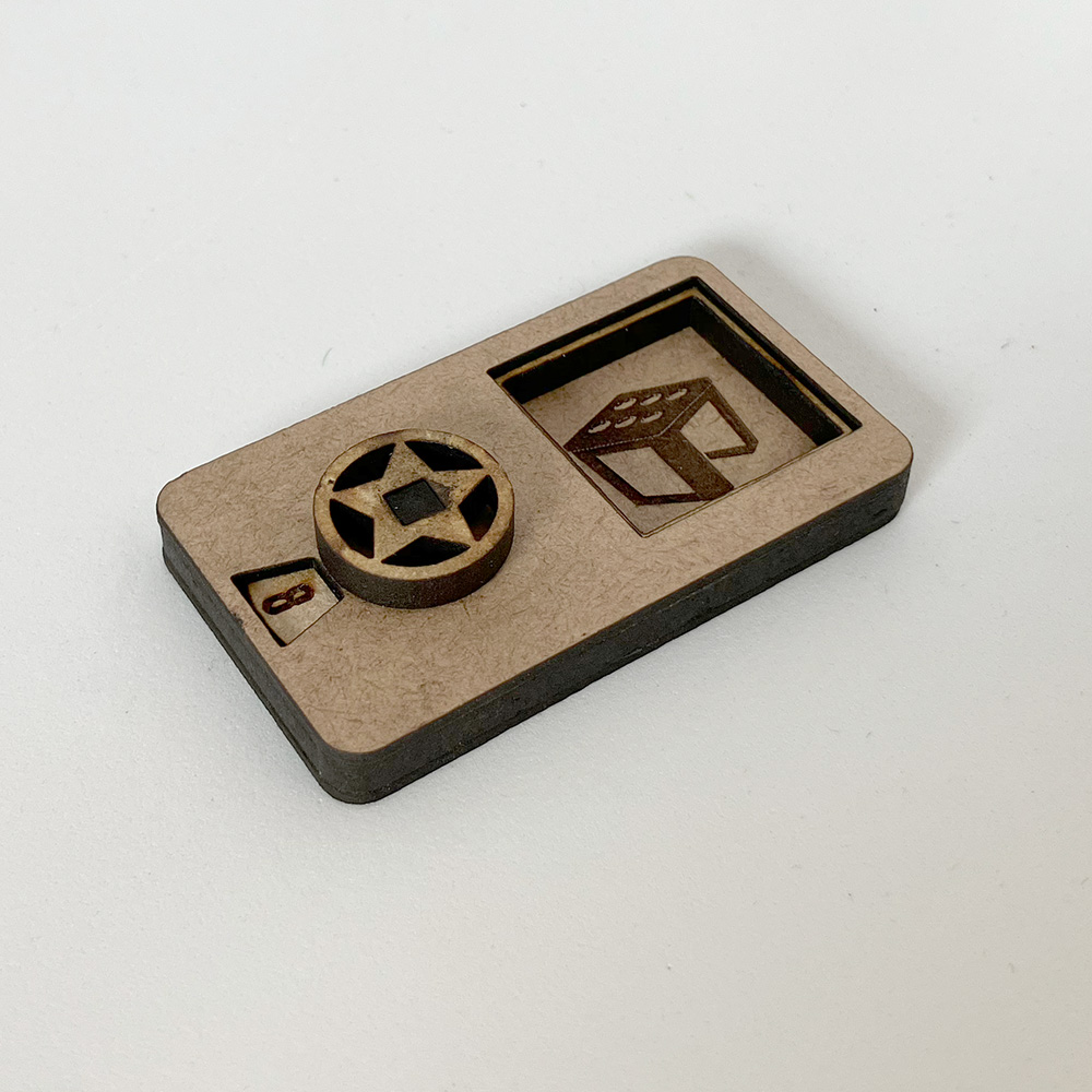 Set 12x Pinmarker counter USA