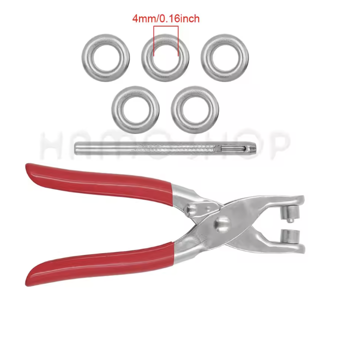 Eyelet Plier Set with punch and Eyelets