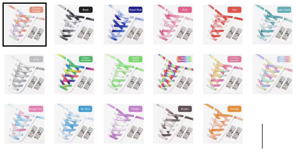 Elastic Laces with Diamond Cross Locks