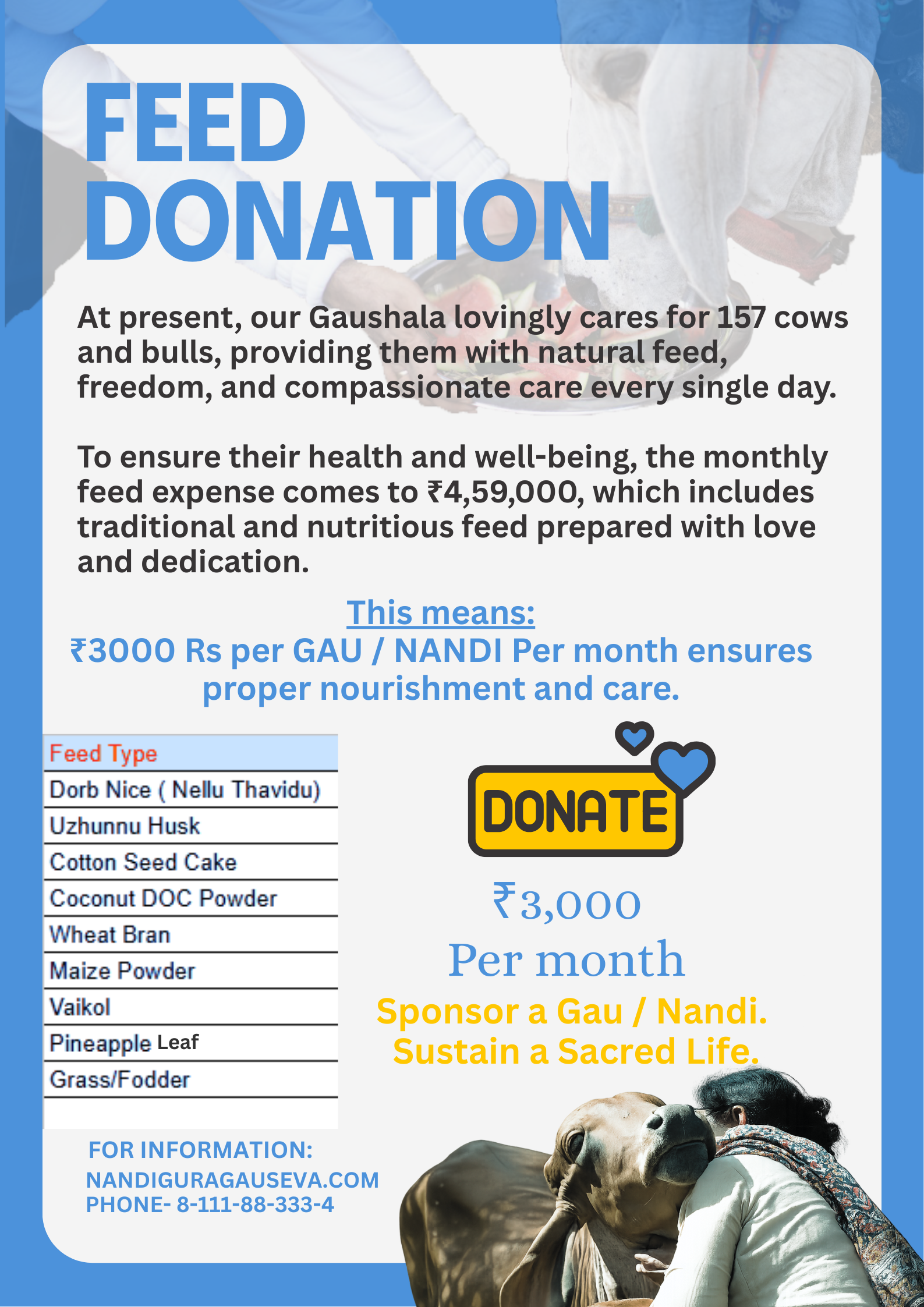 Gau/Nandi Feed Sponser