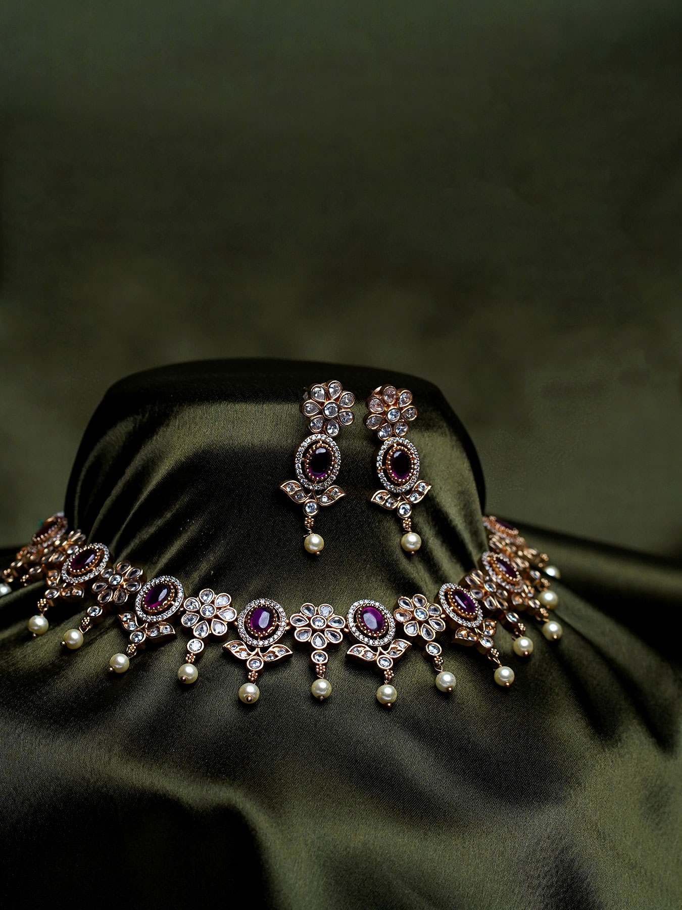 Gulab Haar Set