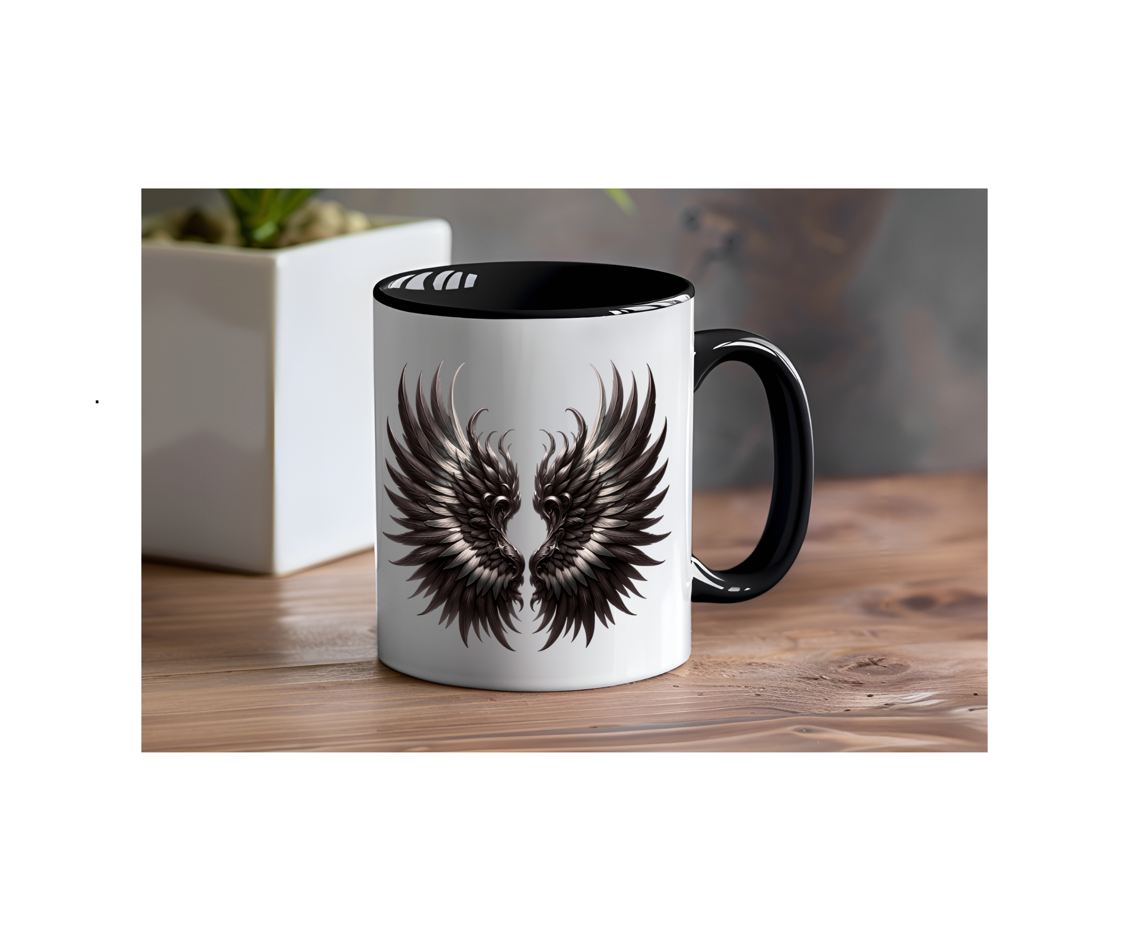Tasse mit Flügel-Design