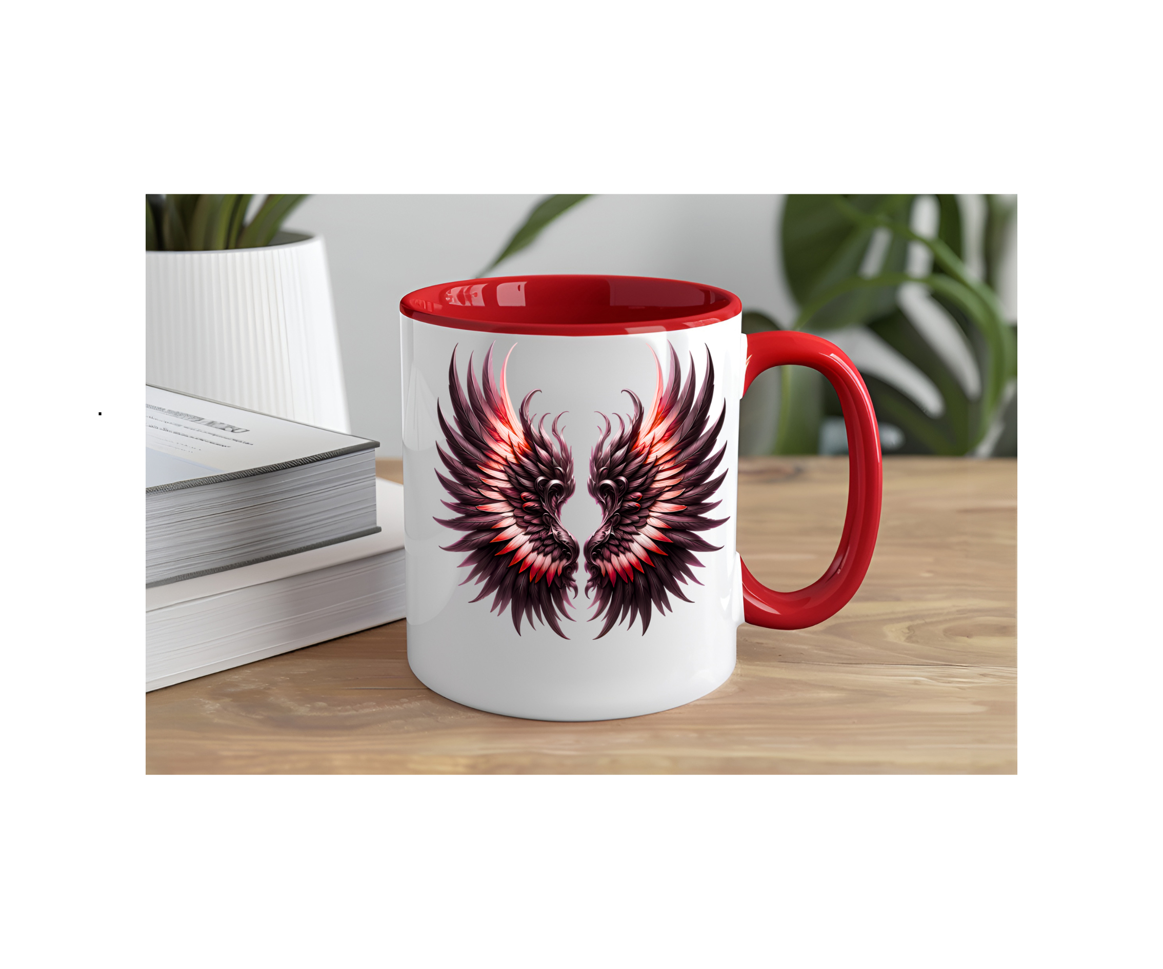 Tasse mit Flügel-Design