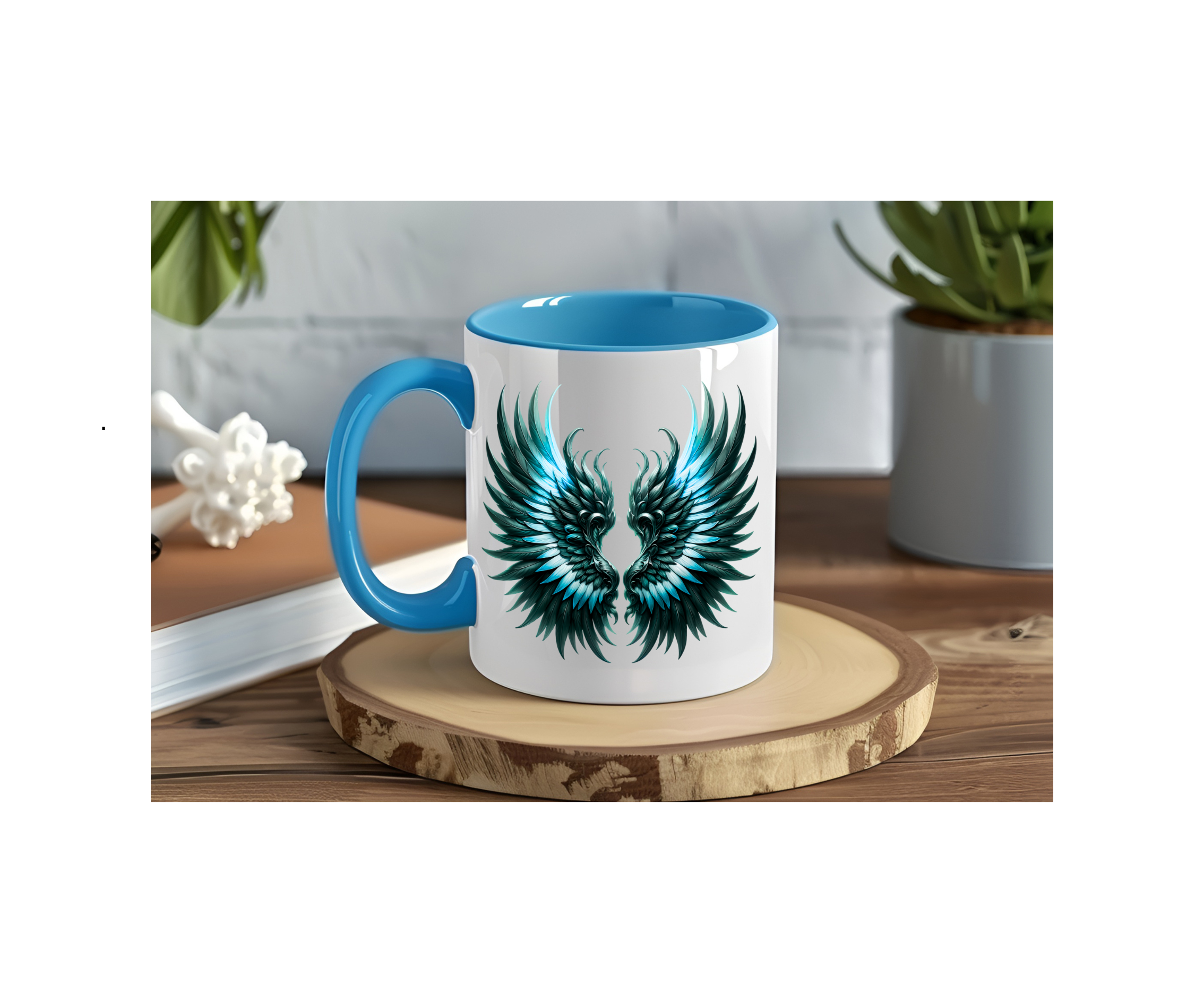 Tasse mit Flügel-Design