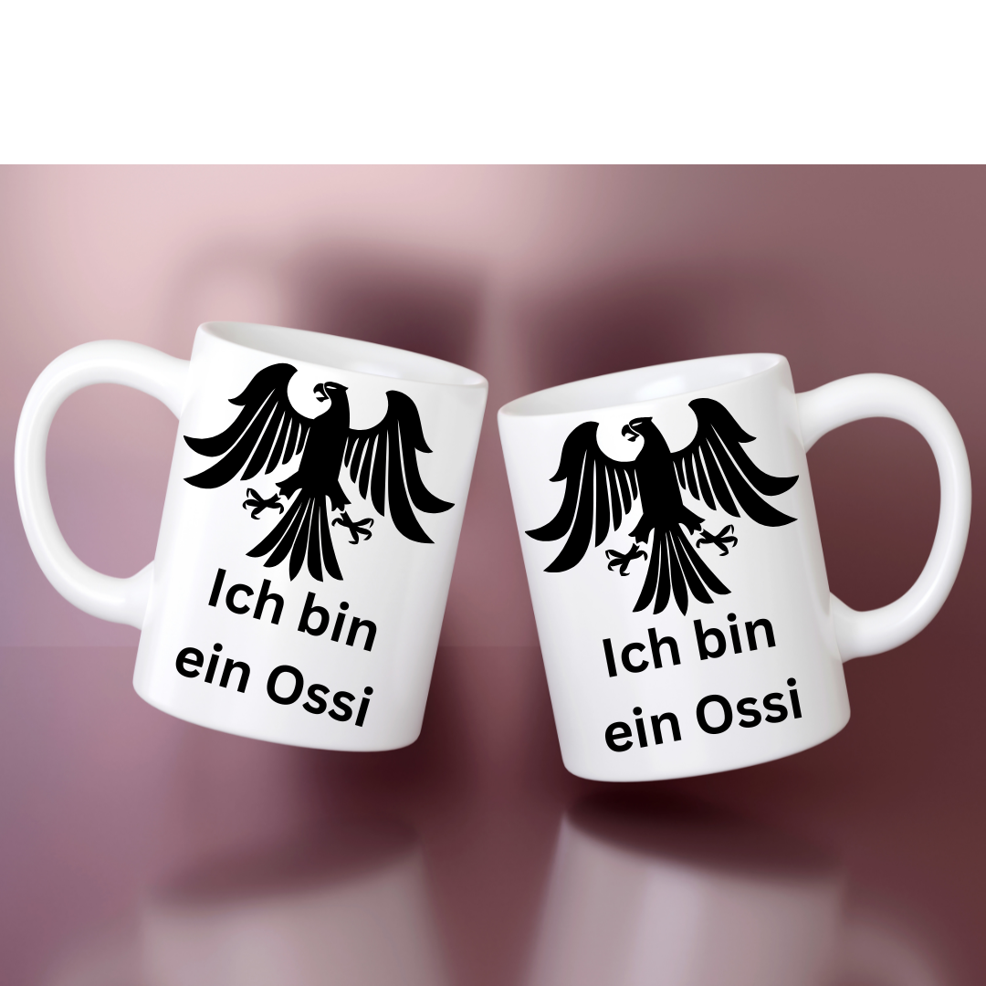Kaffeetasse mit Ich bin ein Ossi