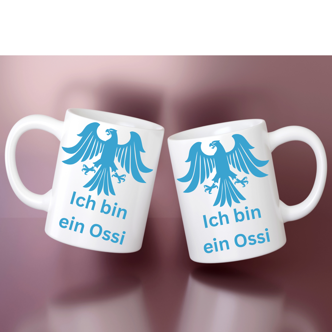 Kaffeetasse mit Ich bin ein Ossi