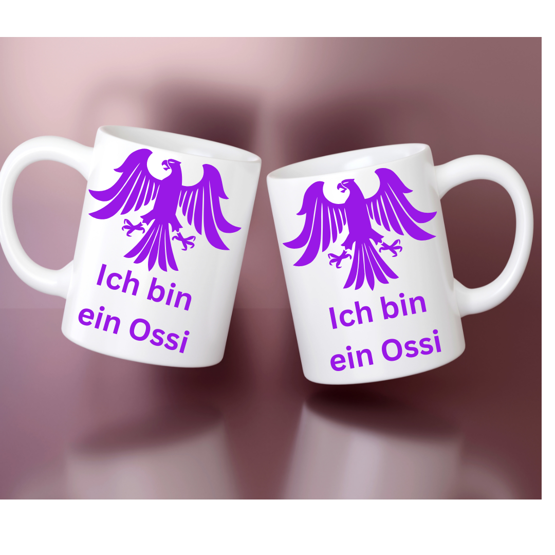 Kaffeetasse mit Ich bin ein Ossi