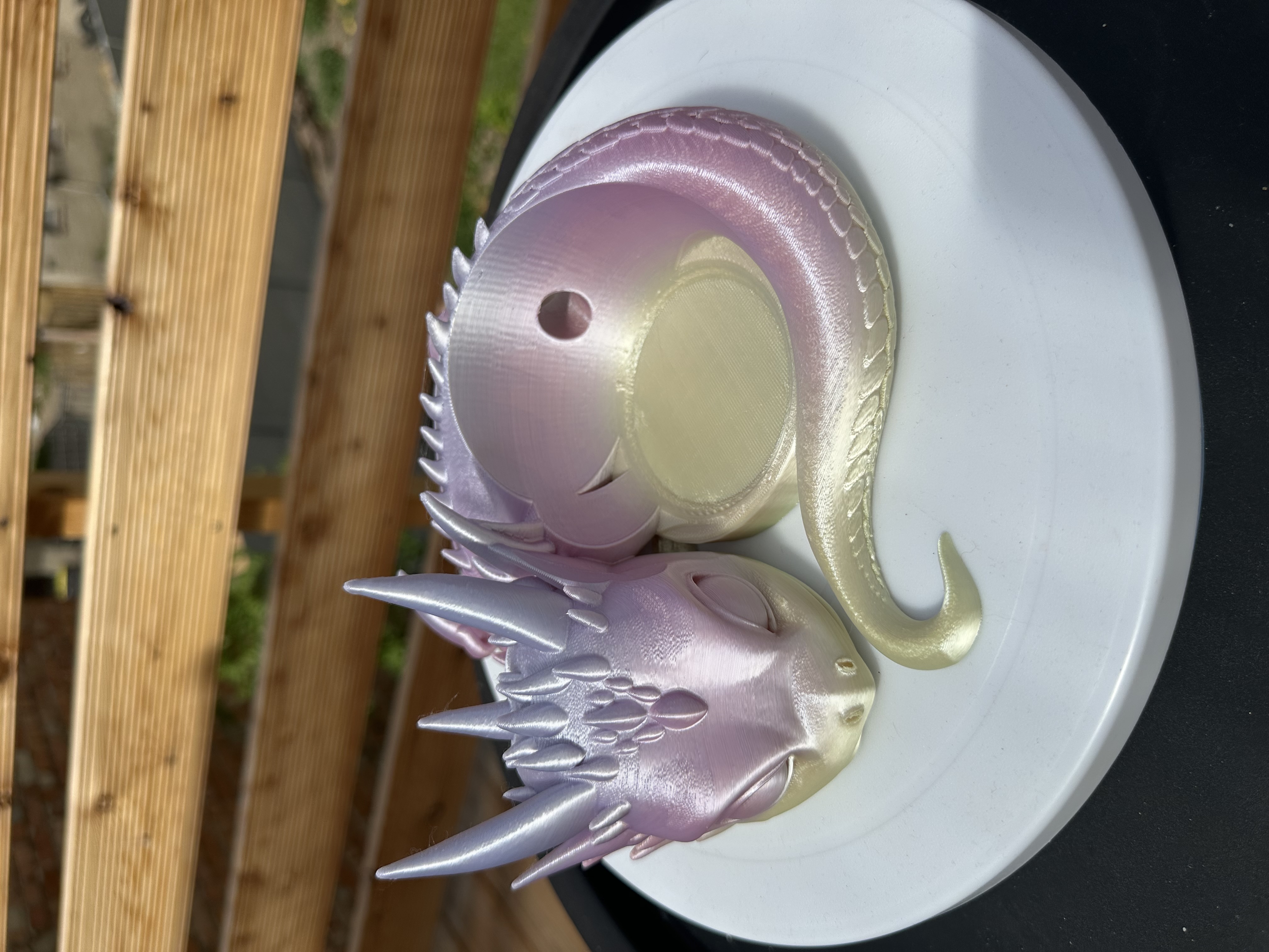 3D-gedruckte Drachenfigur