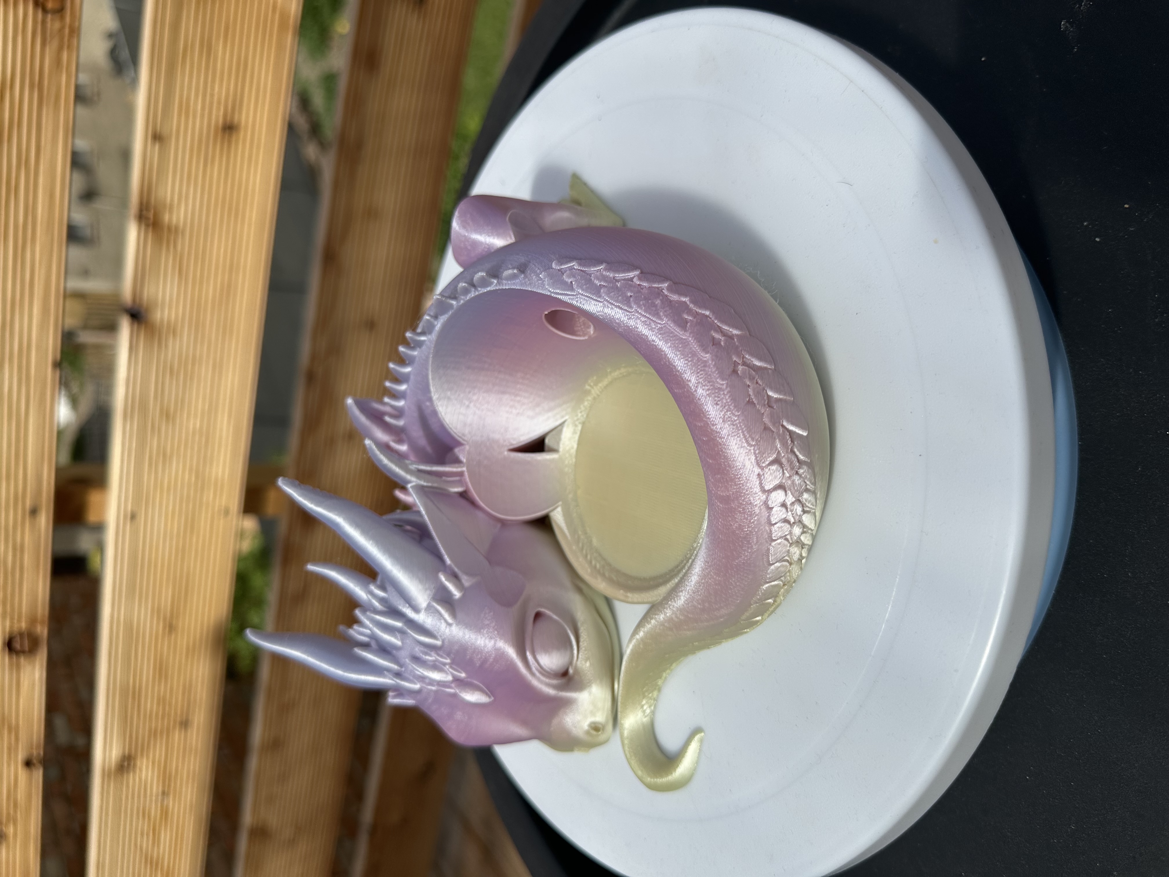 3D-gedruckte Drachenfigur