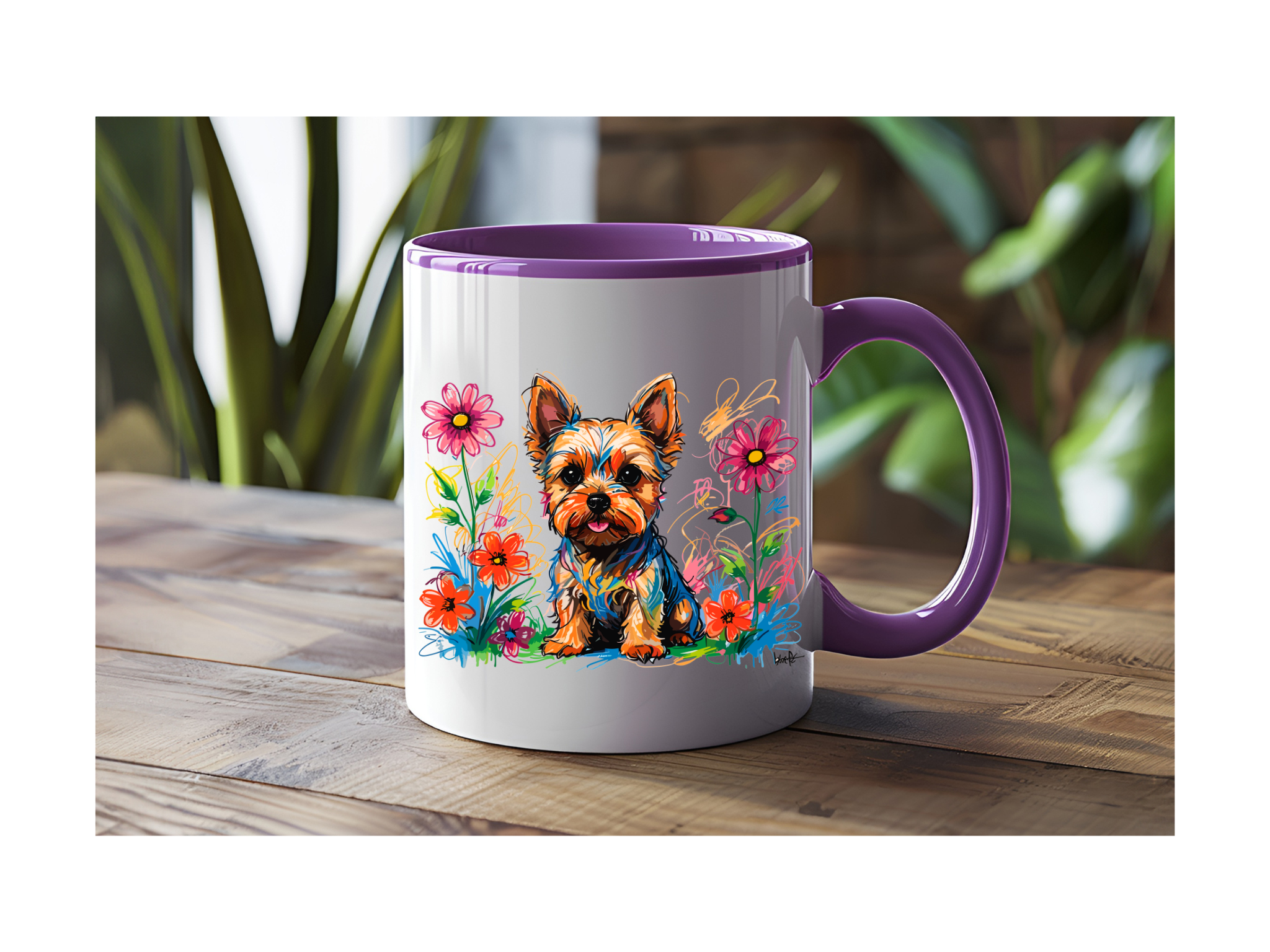 Kaffeetasse mit Hundemotiv