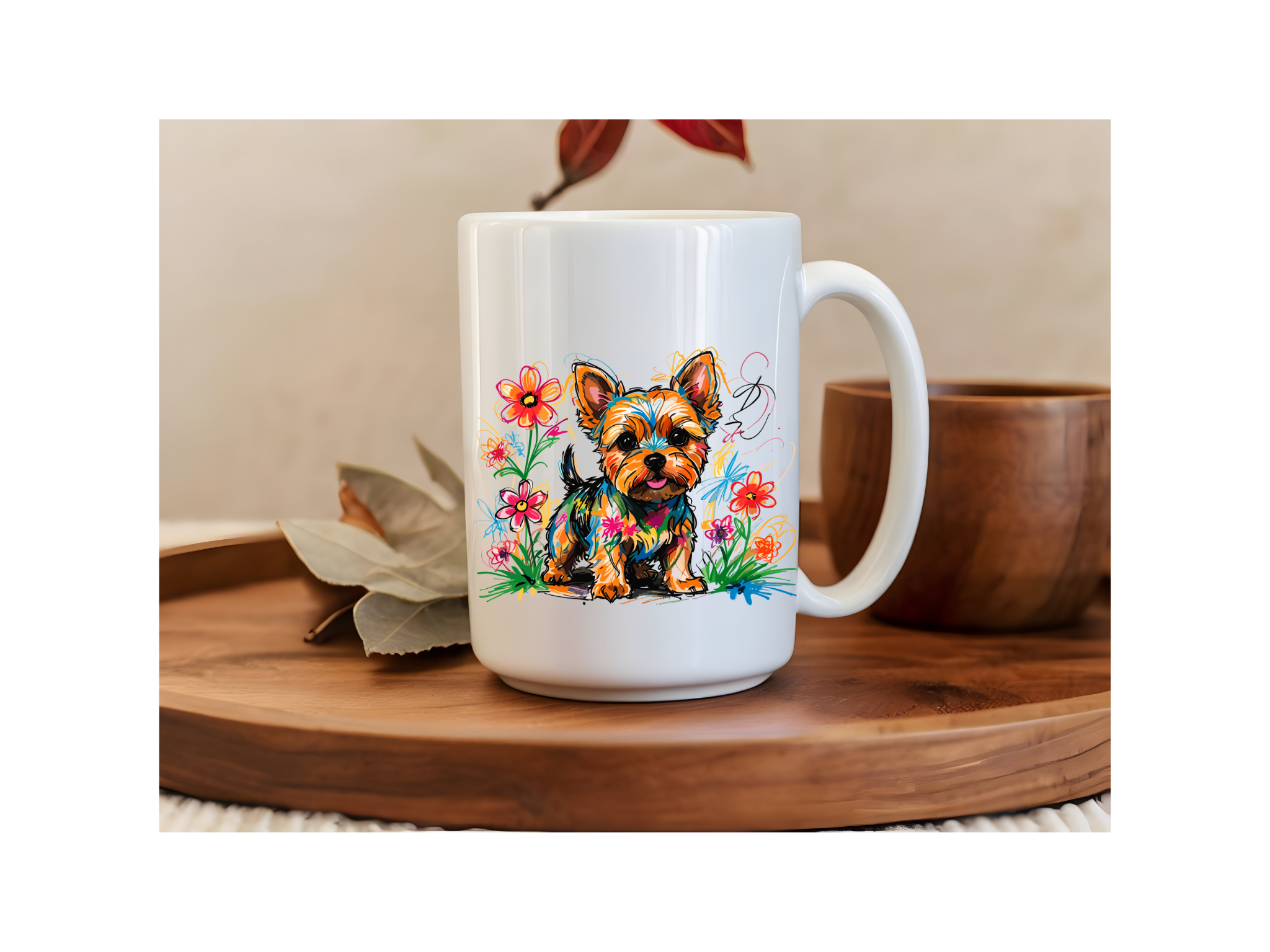 Kaffeetasse mit Hundemotiv