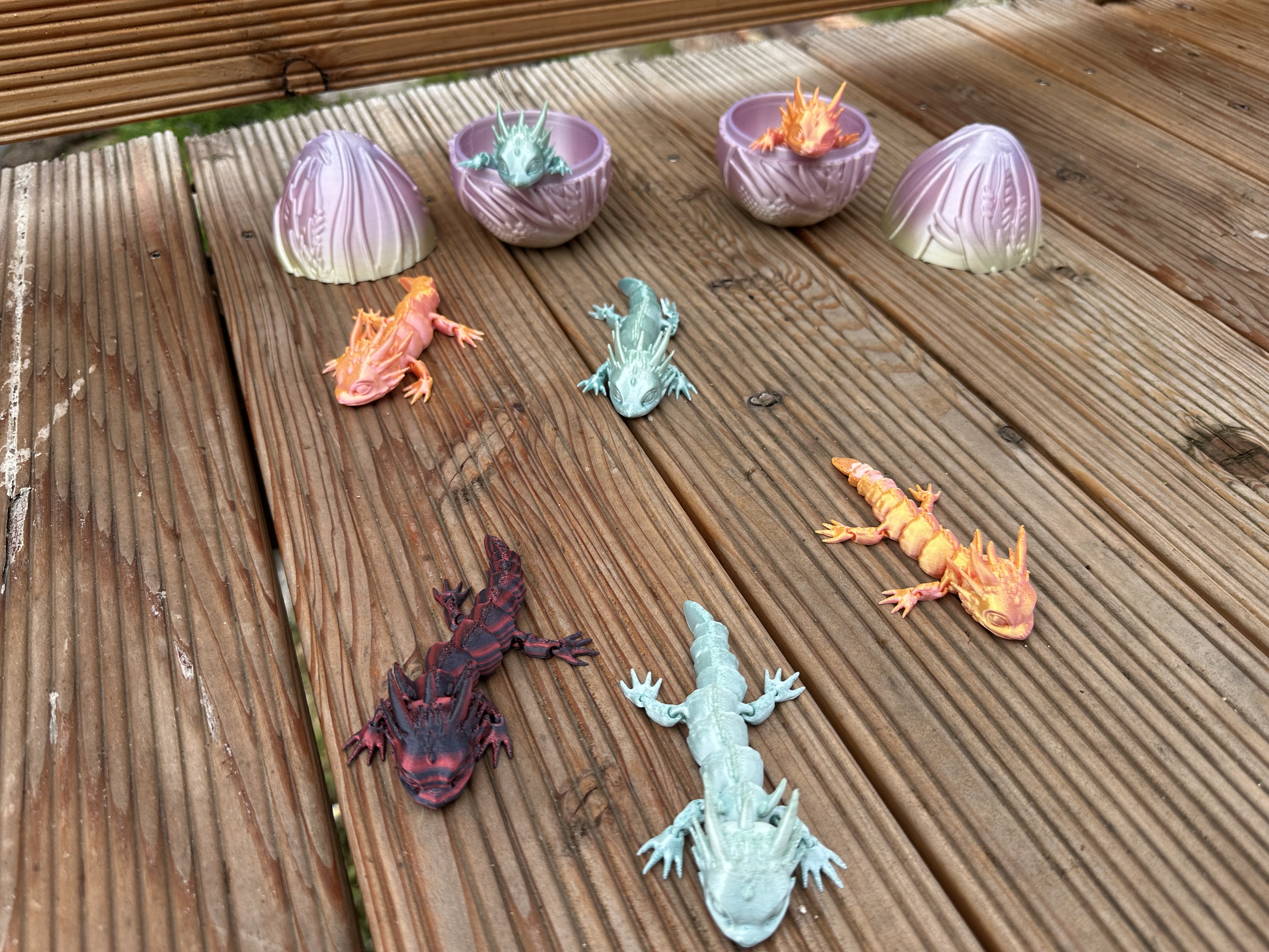 Sammelfiguren 3D Baby Drachen