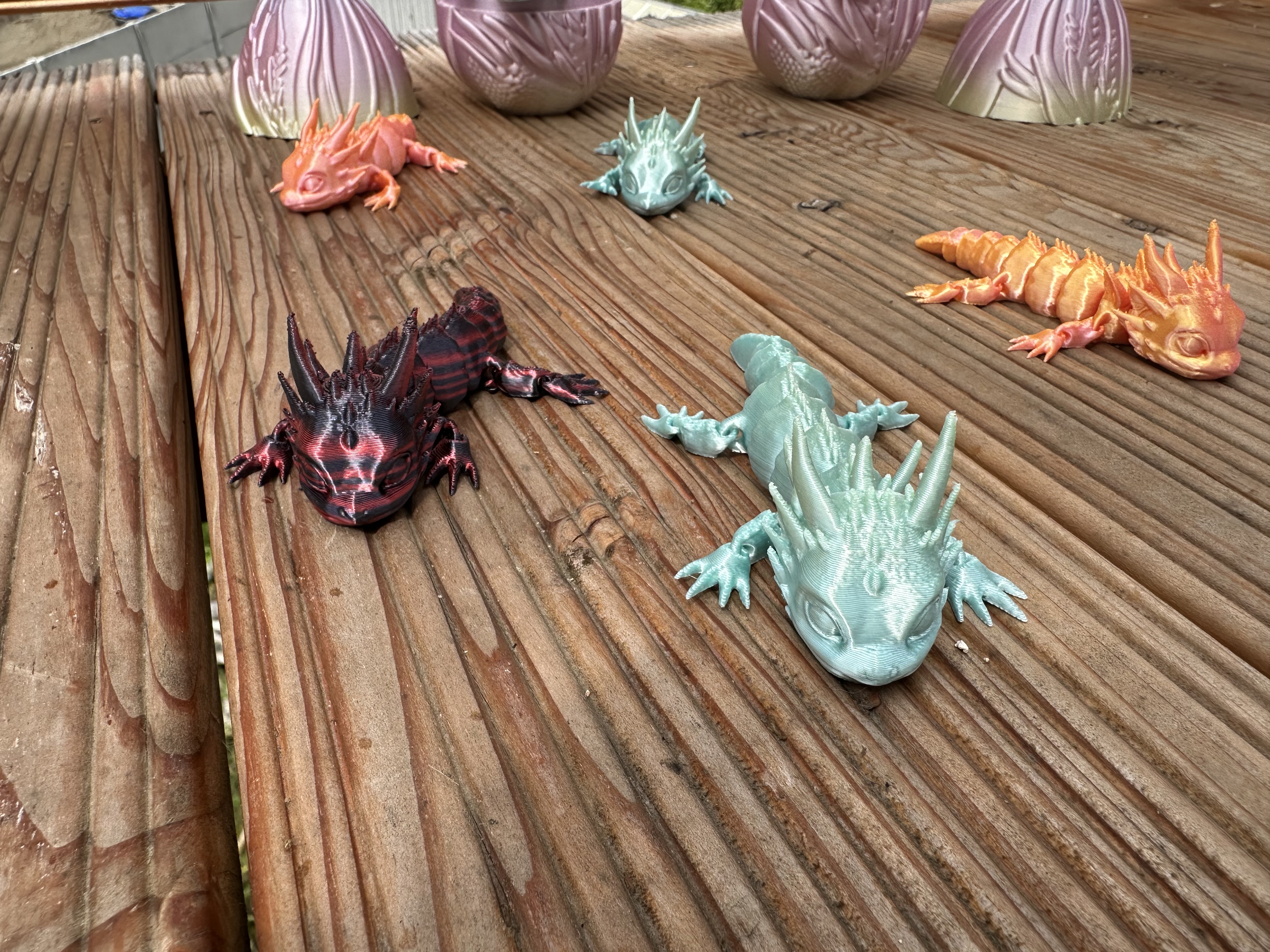Sammelfiguren 3D Baby Drachen
