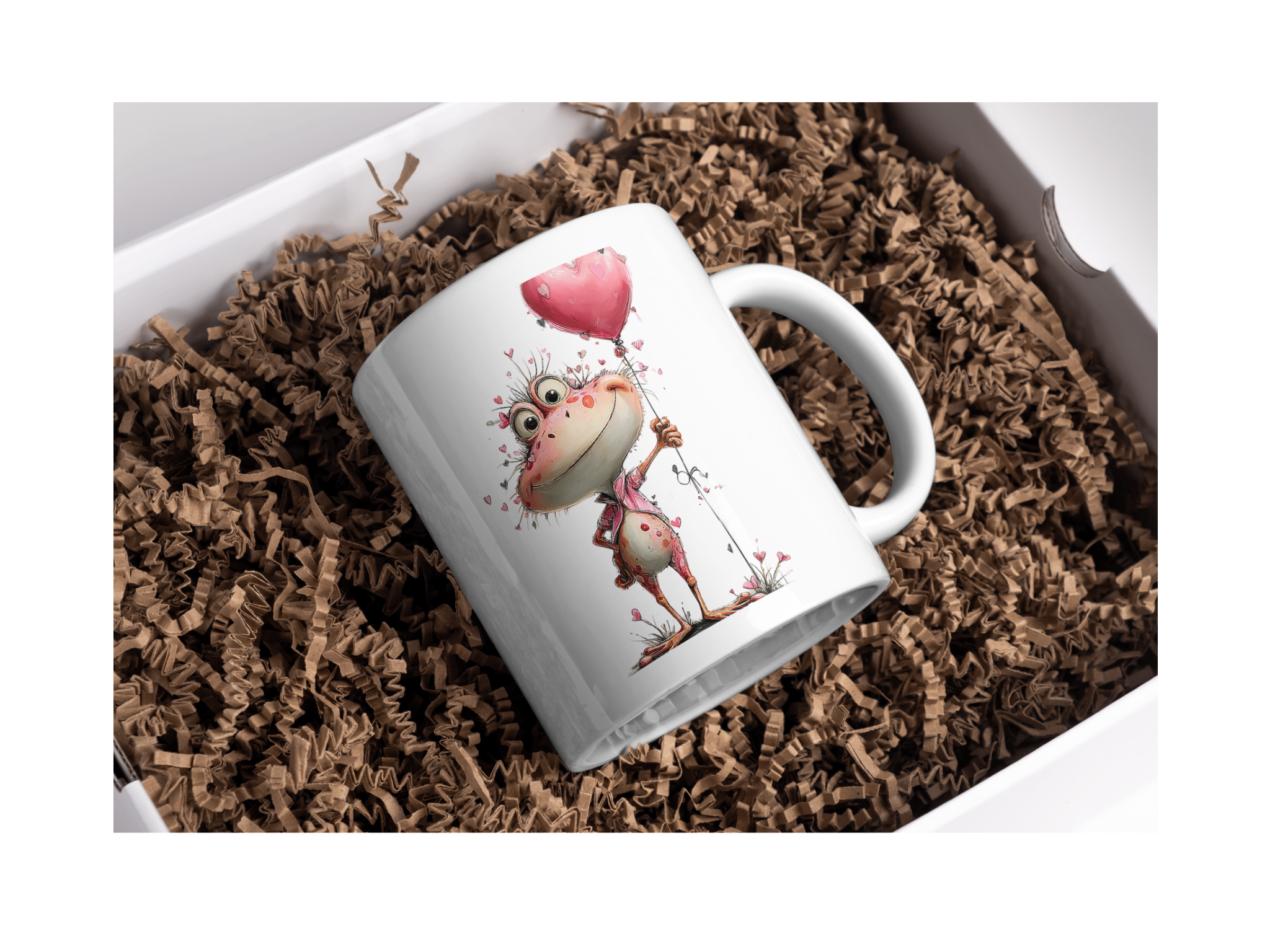 Tasse mit Froschmotiv