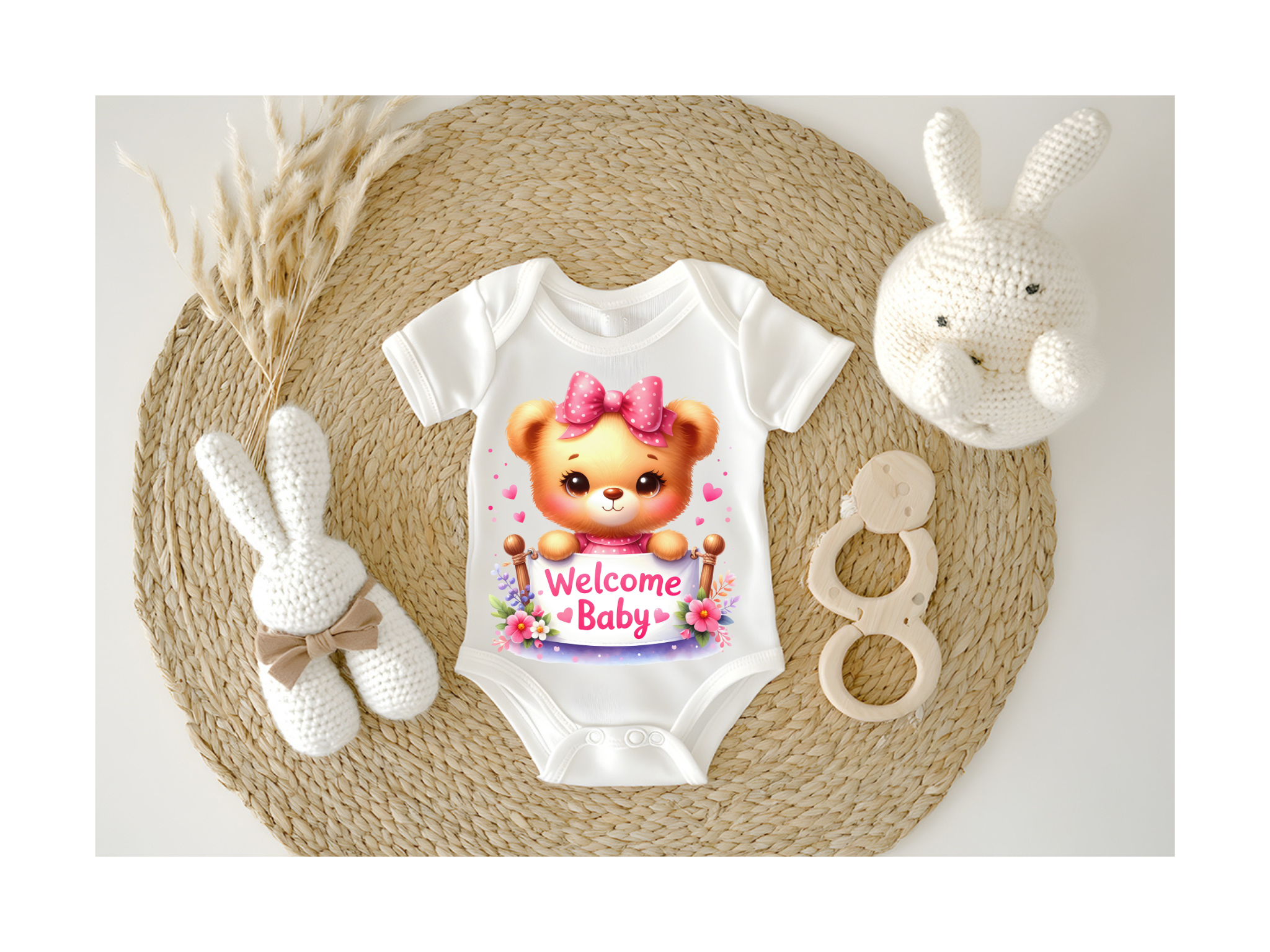 Baby Body mit Bärchen-Motiv