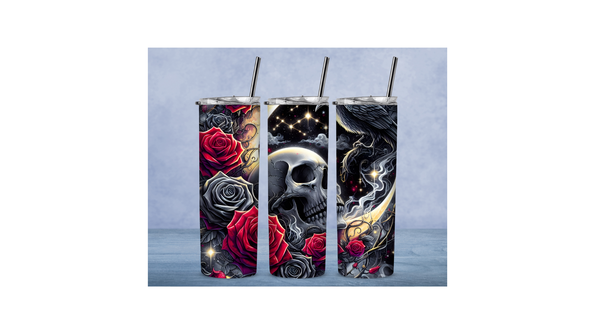 Thermobecher mit verschiedene Motiven