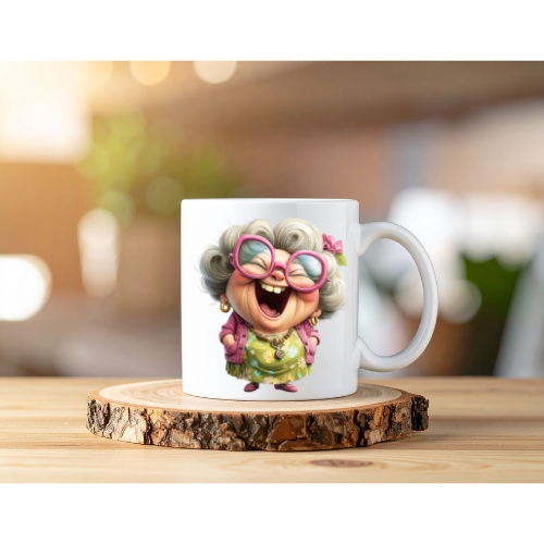 Lustige Oma Tasse