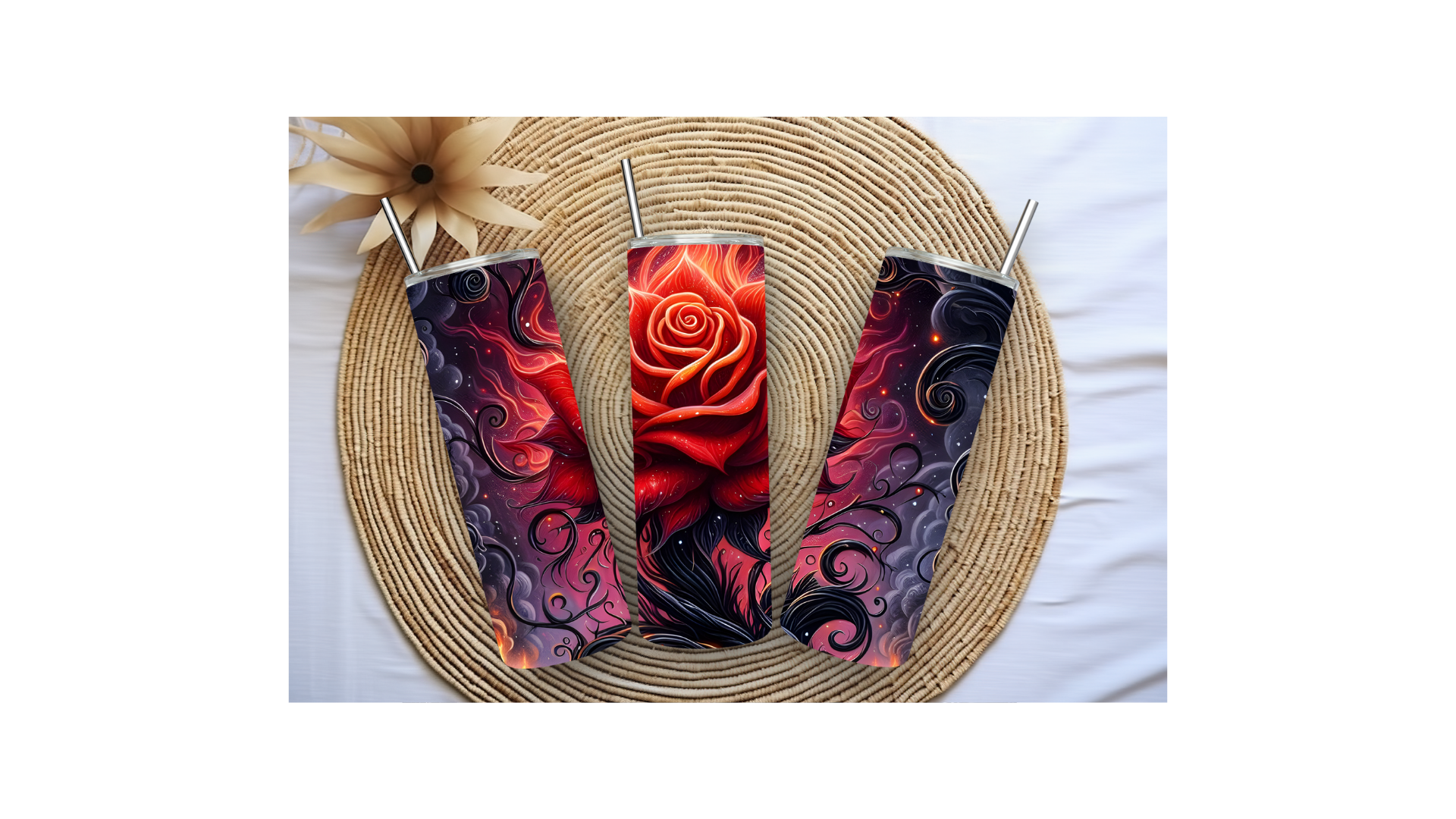 Thermobecher mit verschiedene Motiven