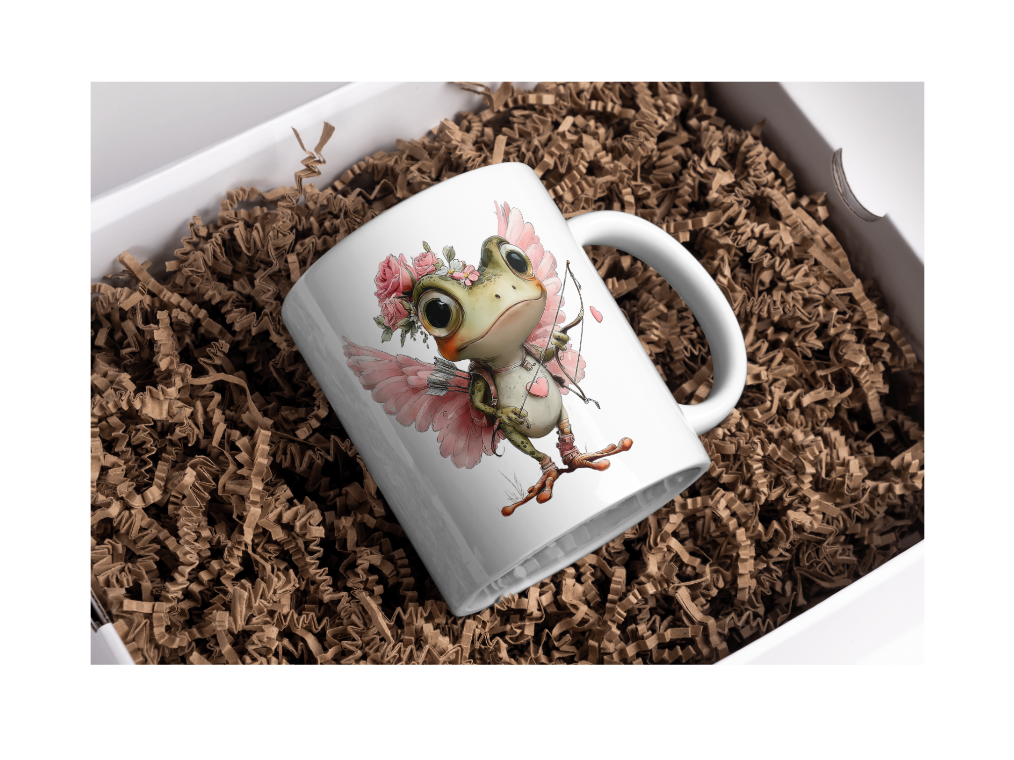 Tasse mit Froschmotiv
