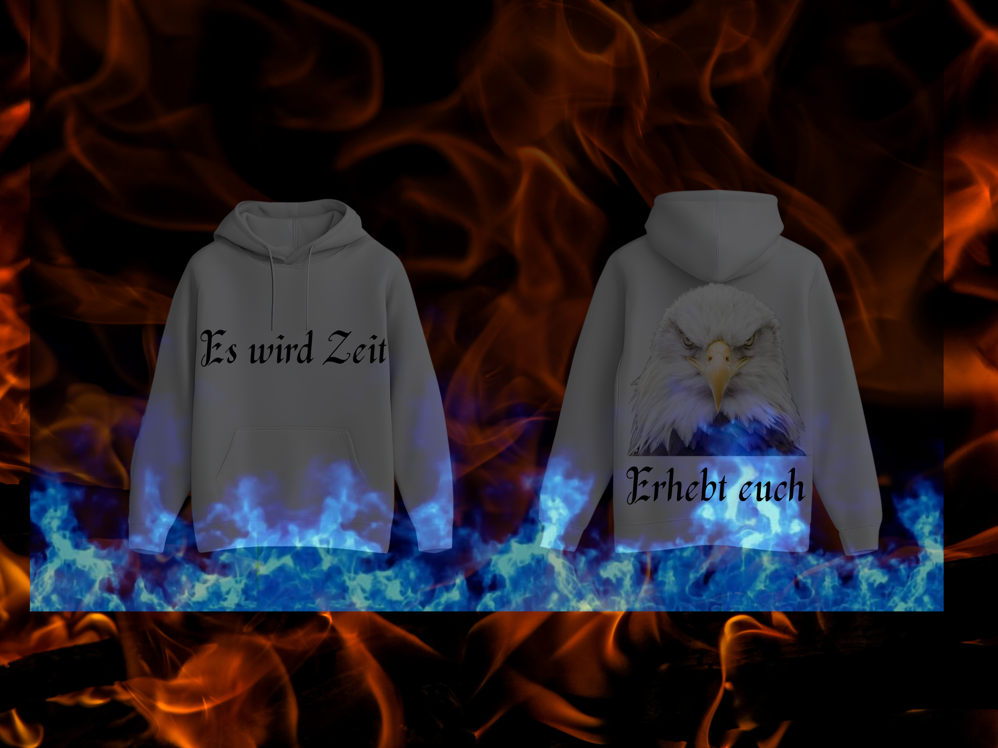 Adler Kapuzenpullover