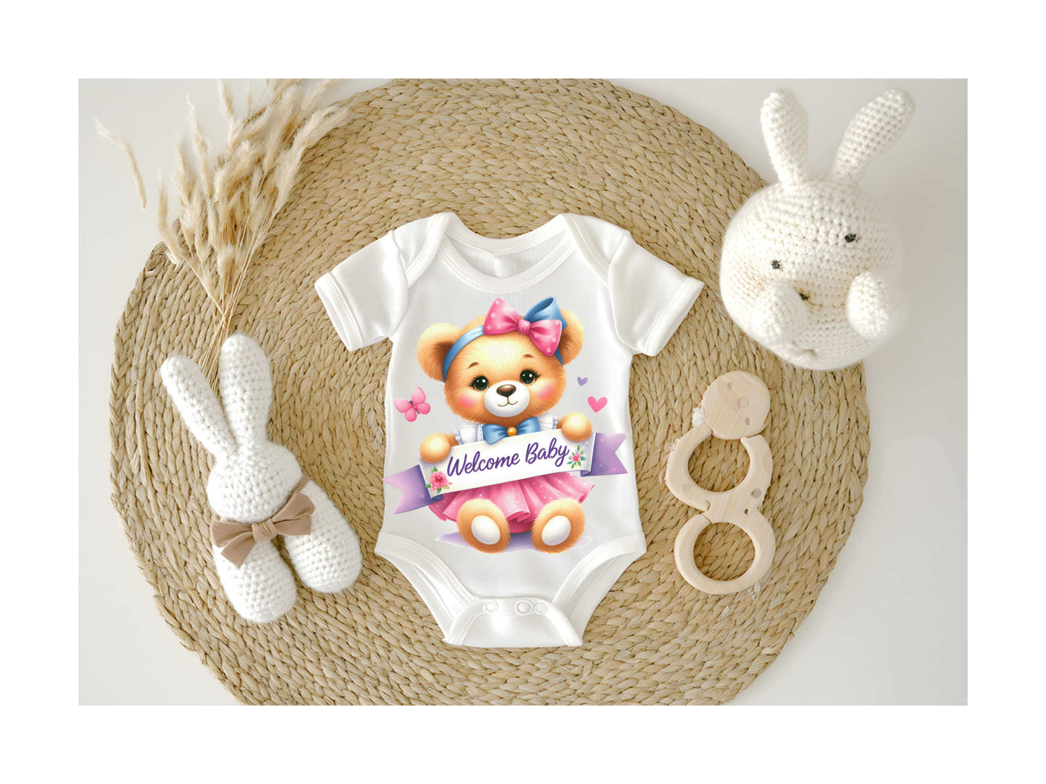 Baby Body mit Bärchen-Motiv