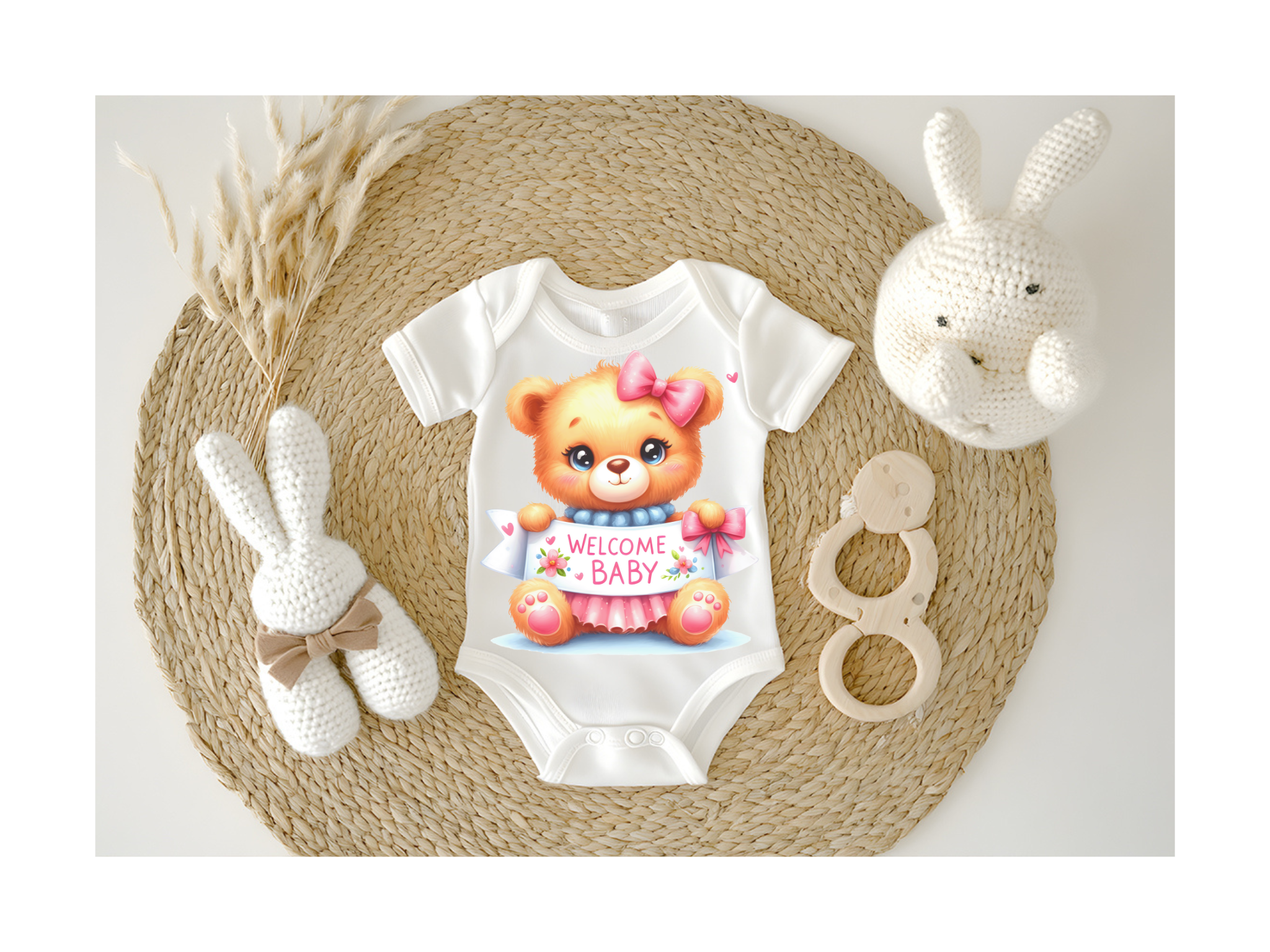 Baby Body mit Bärchen-Motiv