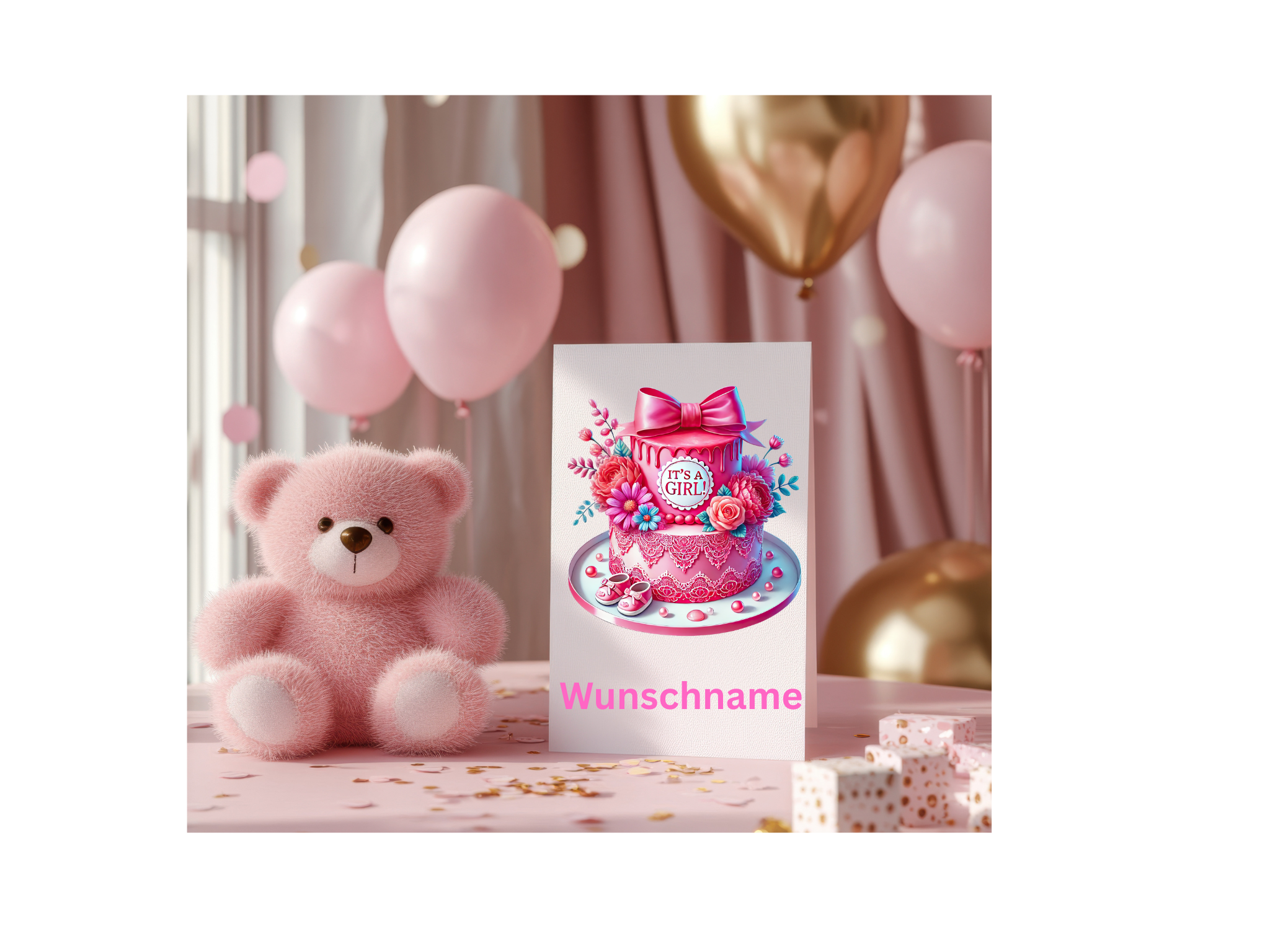 Personalisierte Babykarte