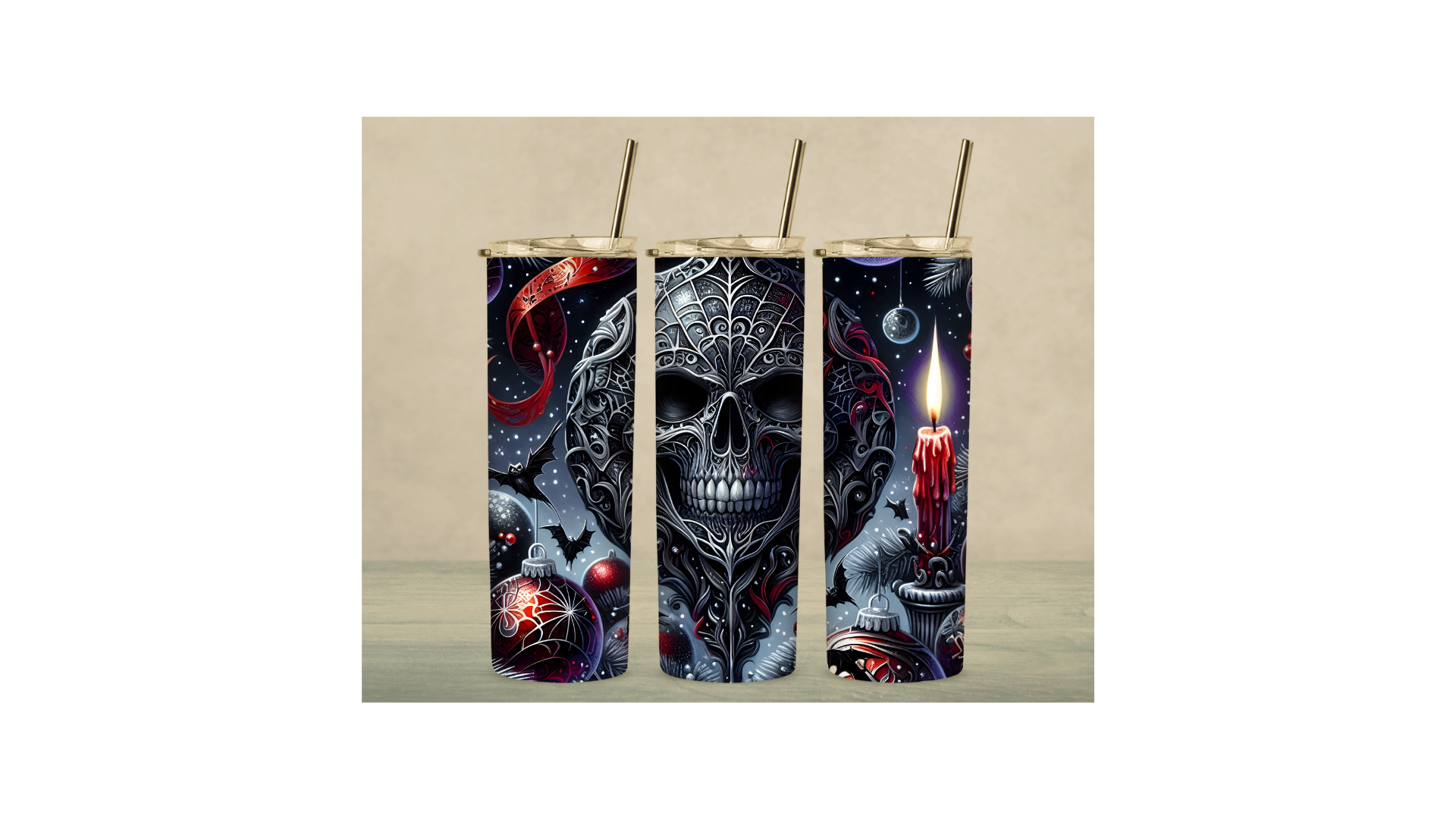 Thermobecher mit verschiedene Motiven