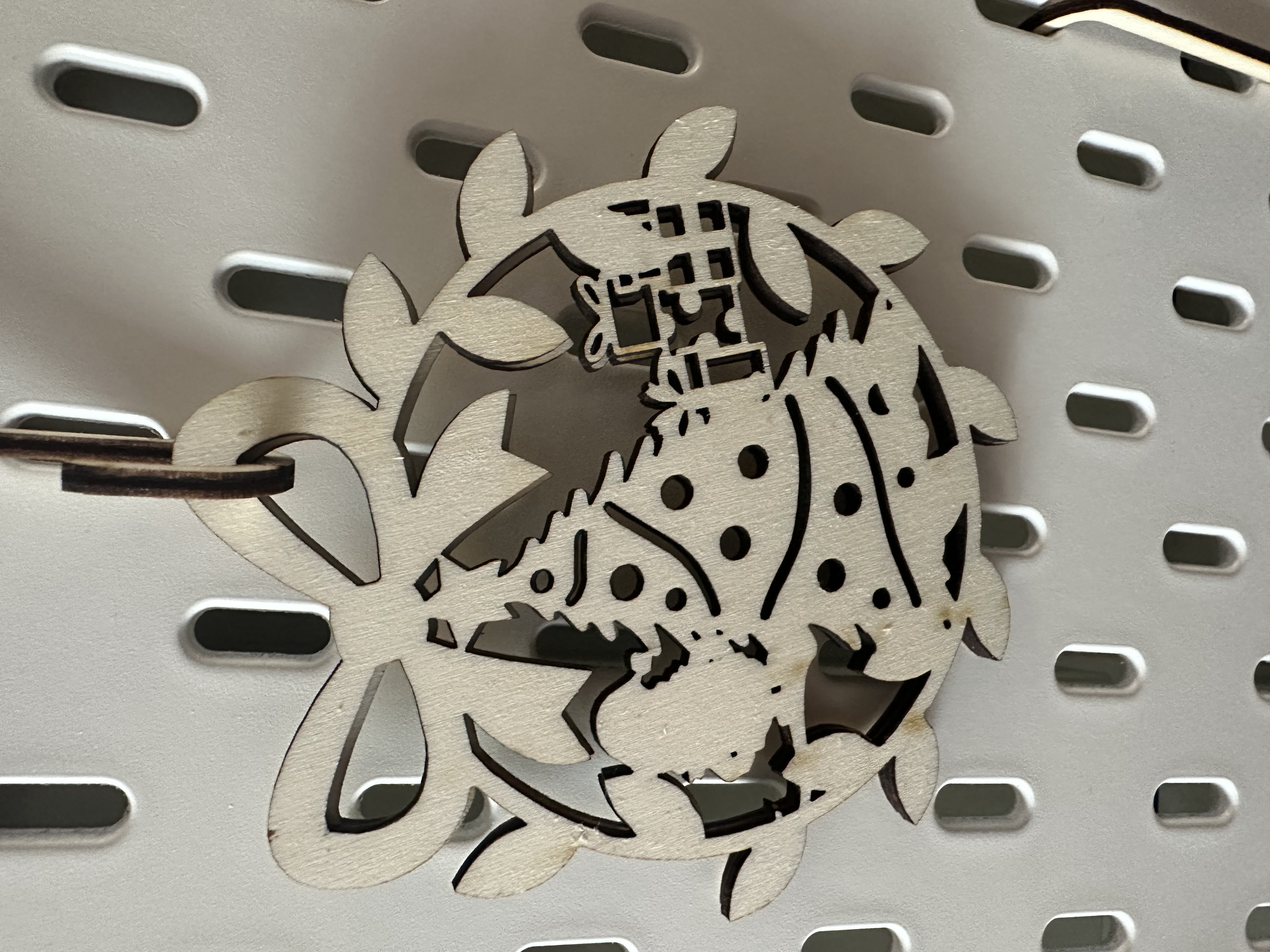 Holz Weihnachtsbaumanhänger Krippe