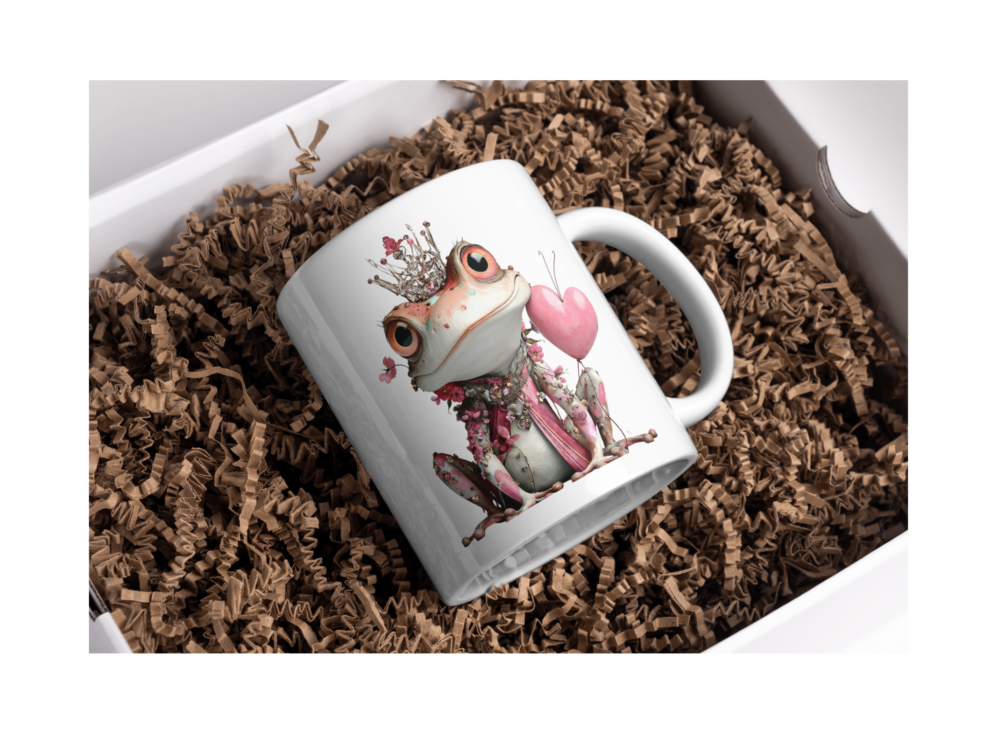 Tasse mit Froschmotiv