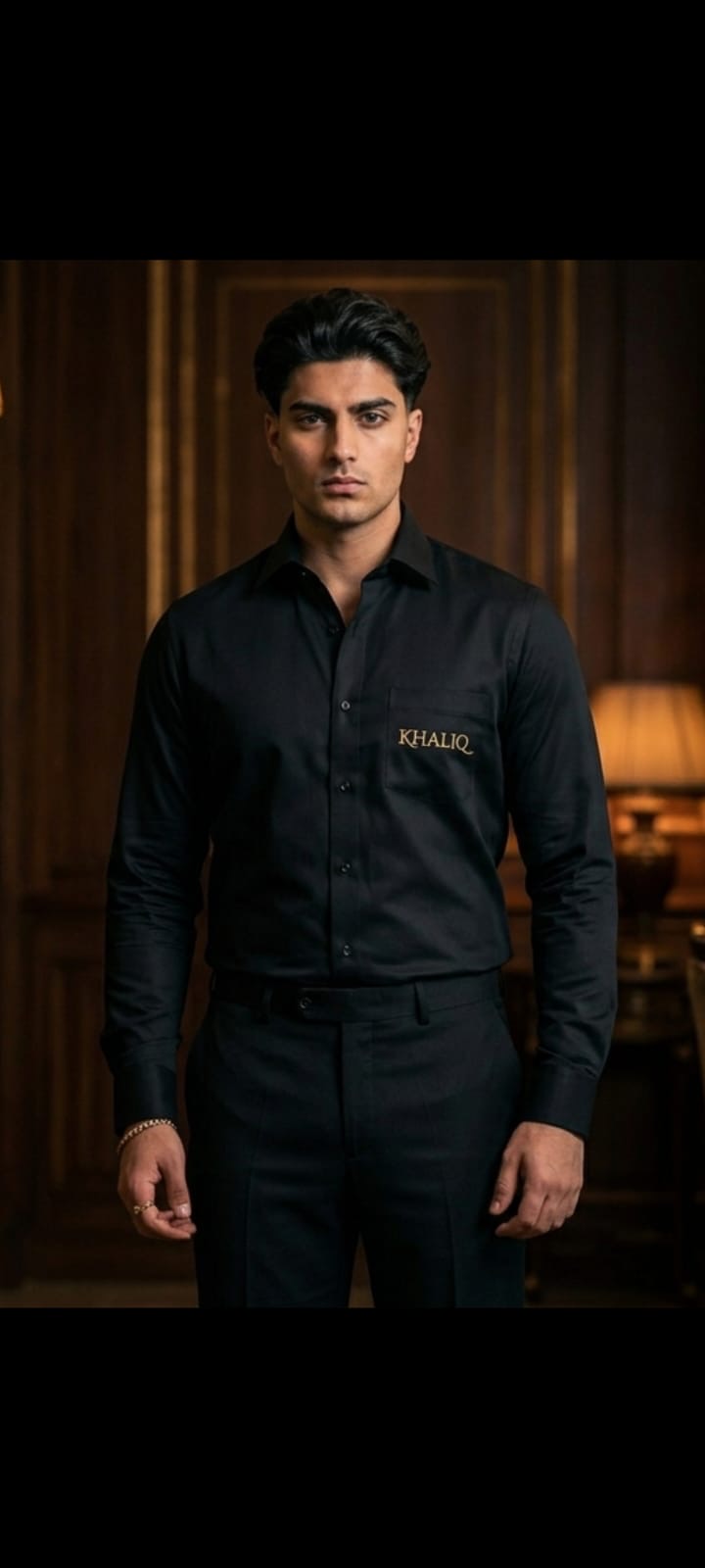 Luxury Black Formal Shirt