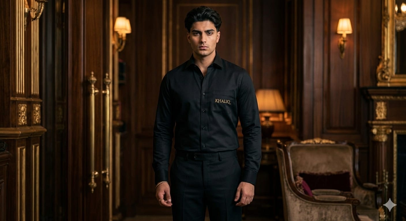 Luxury Black Formal Shirt