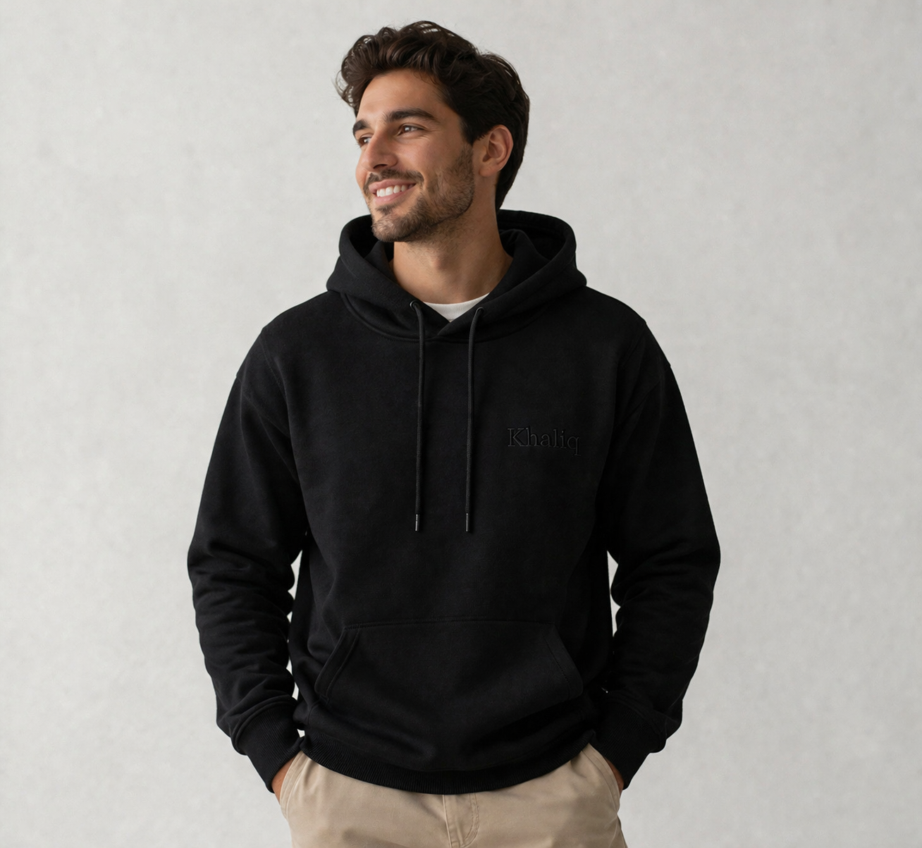 Black Casual Hoodie