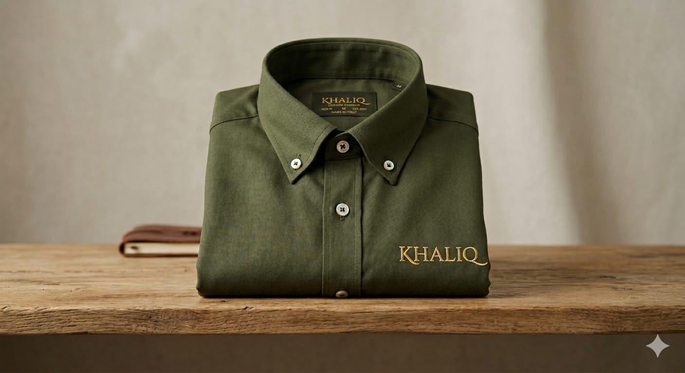 Khaliq Olive Green Shirt