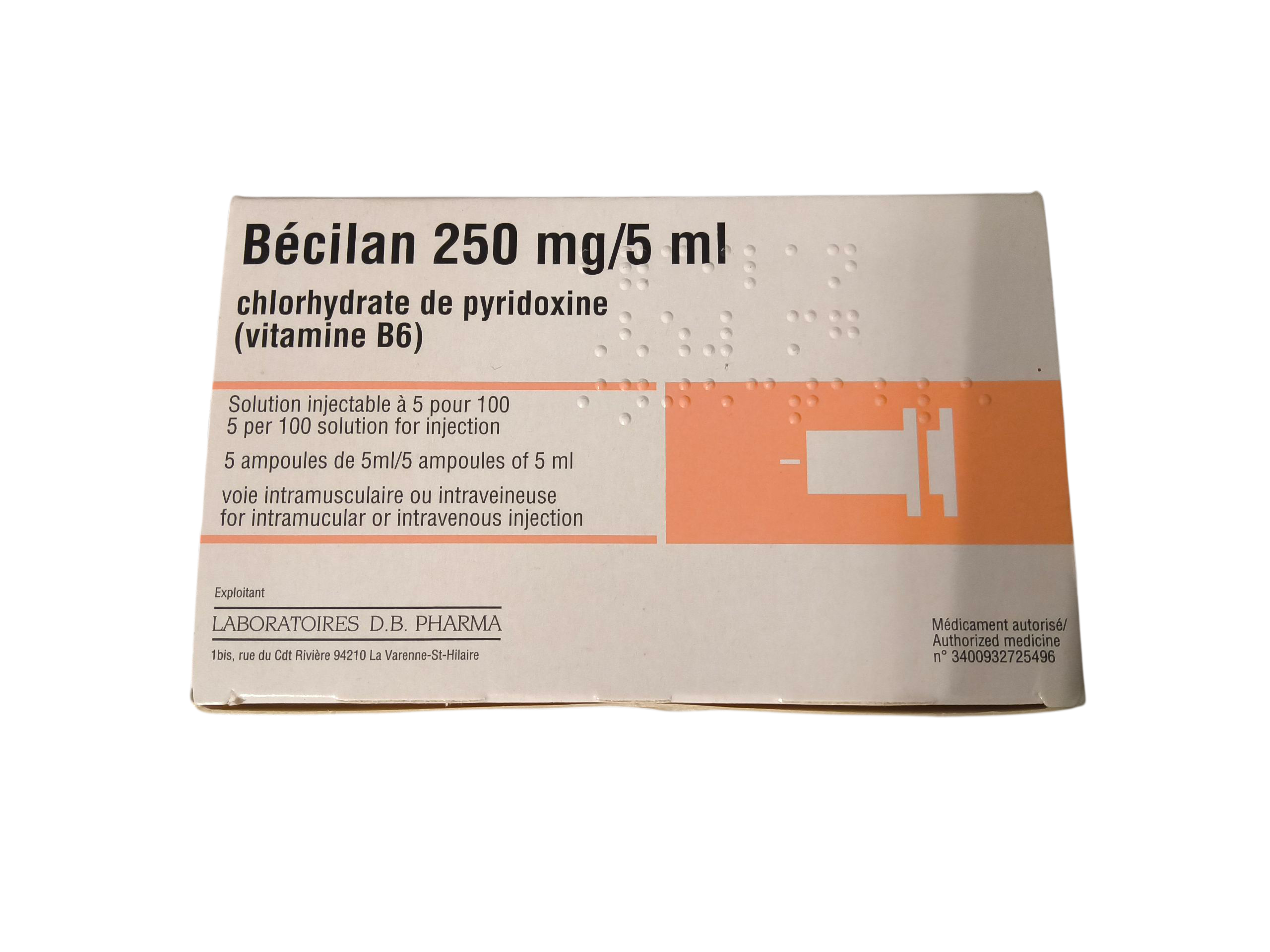 Bécilan 250 mg/5 ml