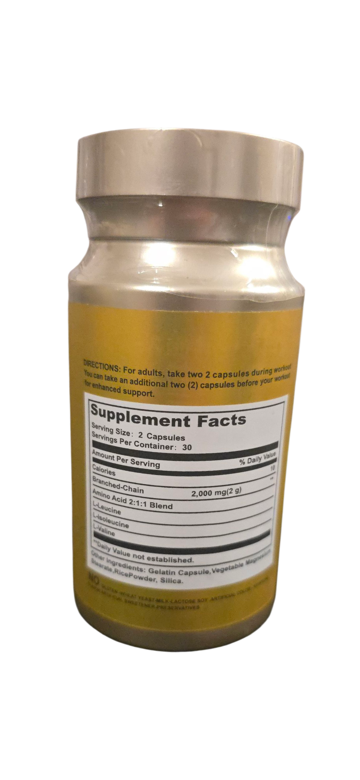 ALIFANO NUTRITION BACAA 2:1:1 2000mg 60 Capsules 