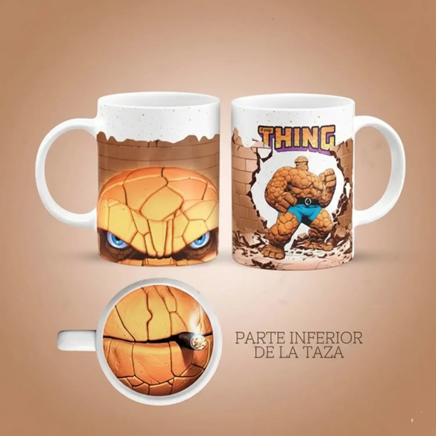 Taza La Cosa (The Thing) - Los 4 Fantásticos