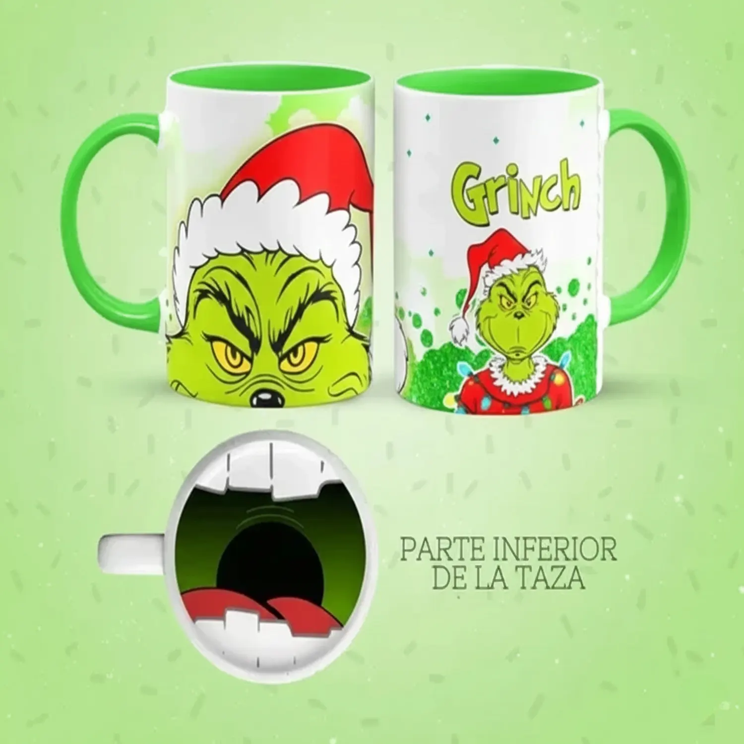 Taza El Grinch - ¡Robando la Navidad!