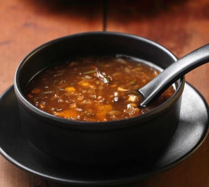 Chicken hot & sour soup