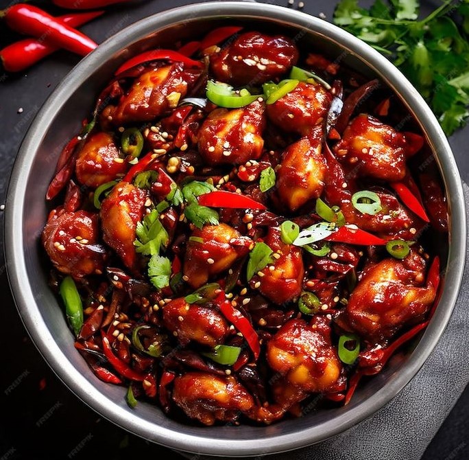 Chicken Chilli (Dry)