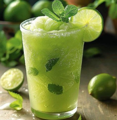 Fresh Lemon Mint Juice