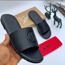 Black men slippers