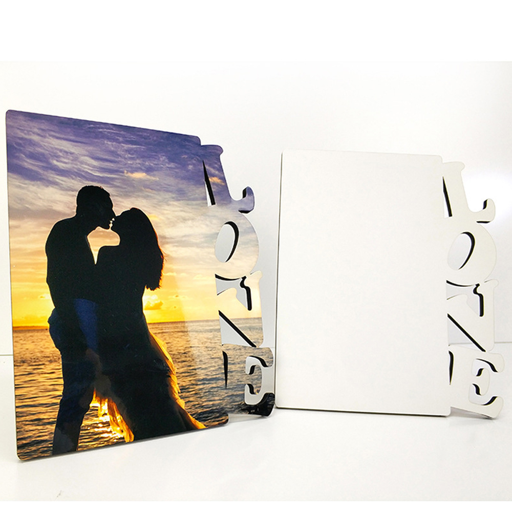 MDF Photo Frame with Stand LOVE BORDER
