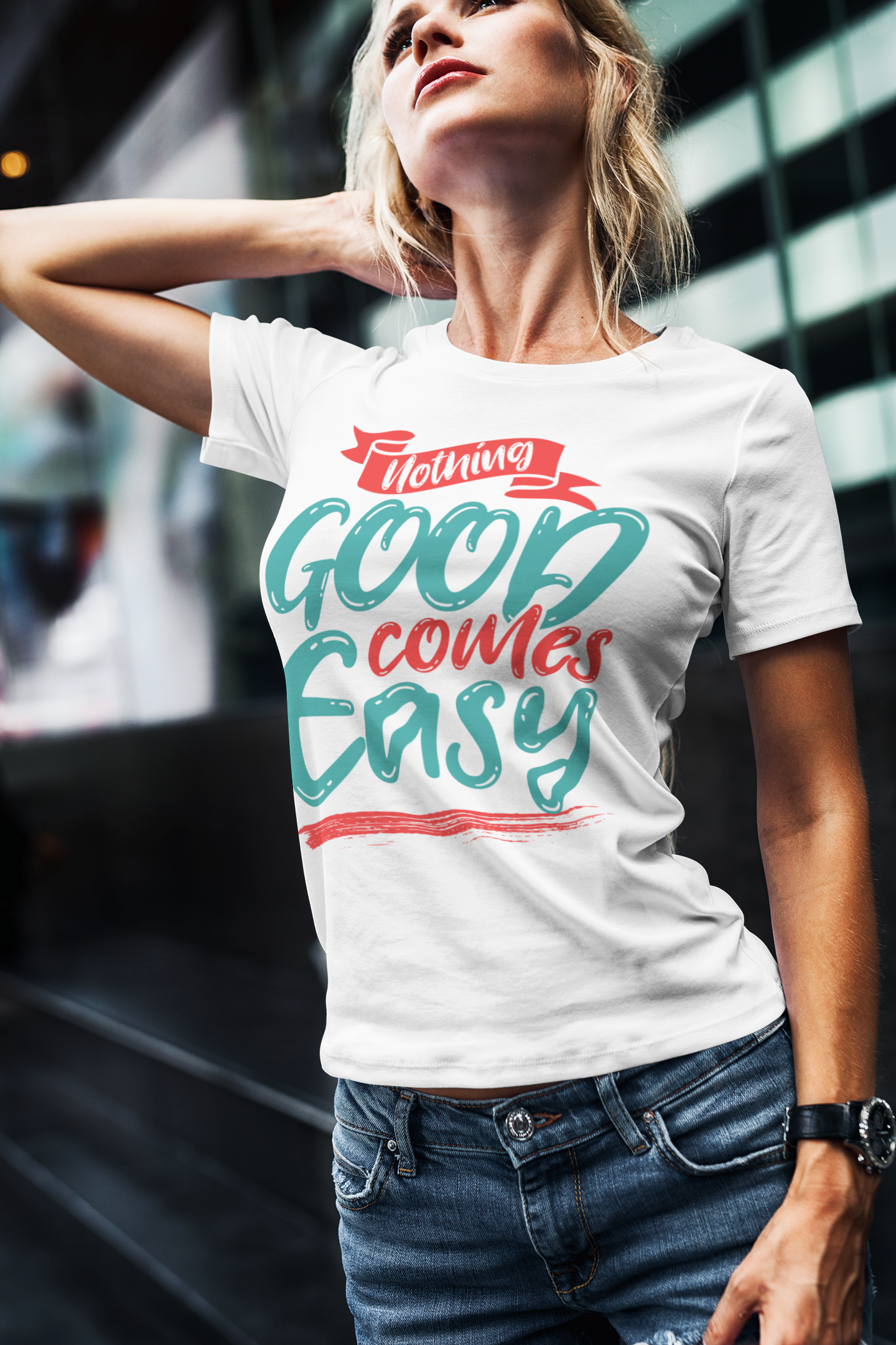 Nothing Good Comes Easy Motivational Tee