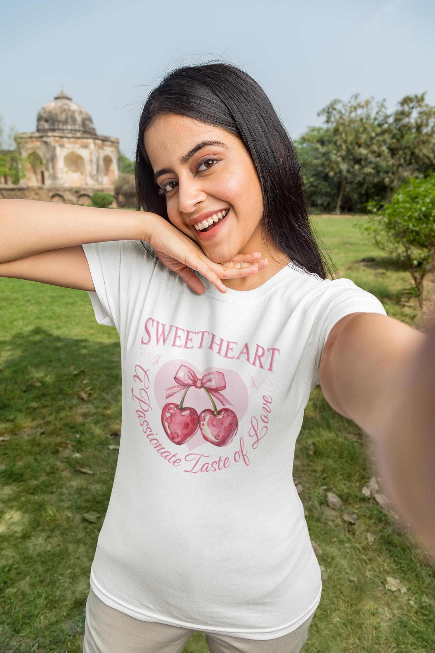 Sweetheart Cherry Graphic Tee