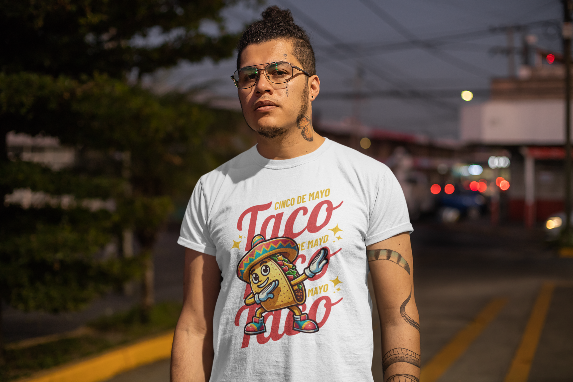 Dabbing Taco Cinco de Mayo Graphic Tee