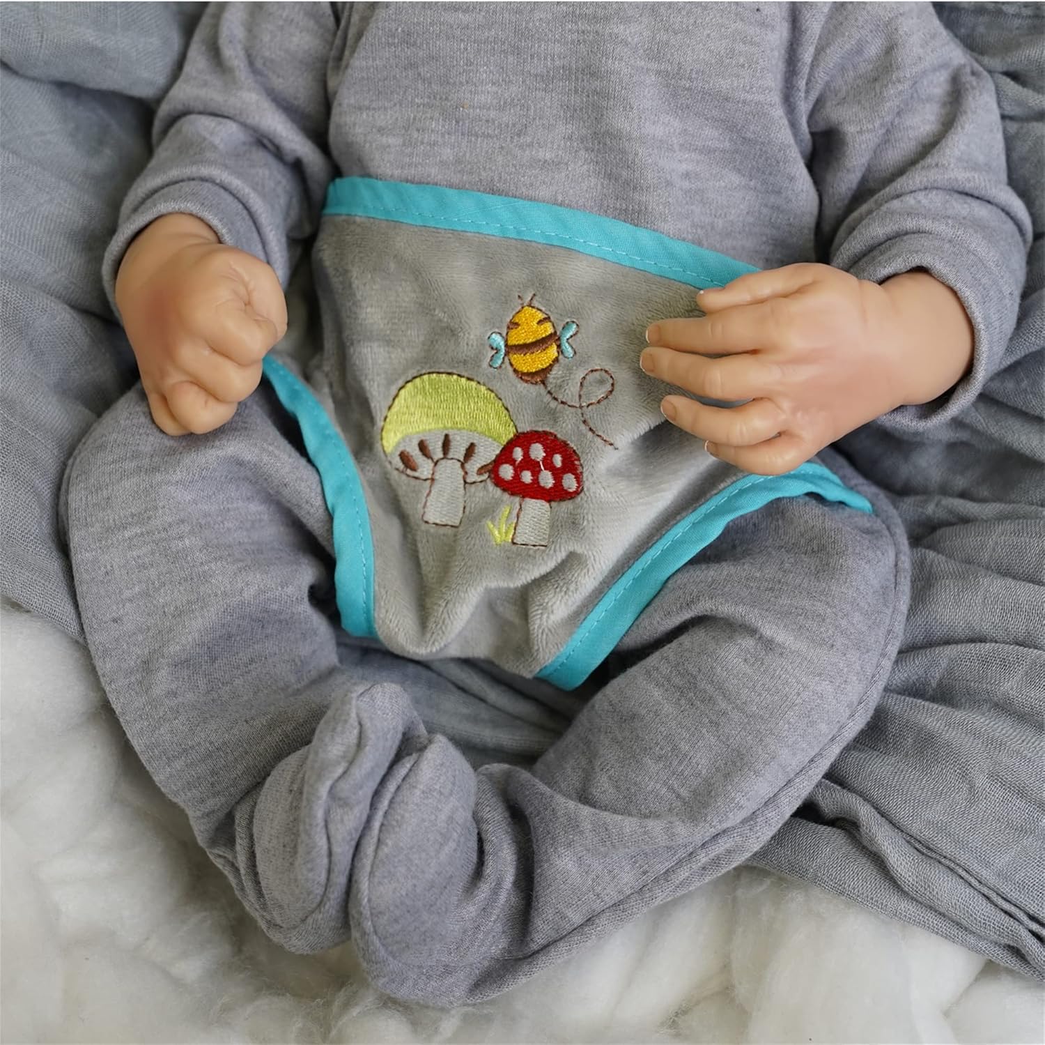 Reborn Boneca Realista,48cm Bonito Boneca Dormindo Reborn Menino/menina - Macio Completa Silicone Corpo Macio Boneca Bebê Reborn Realistas Laváveis Com Roupas Garrafa De Leite Teat Acessórios