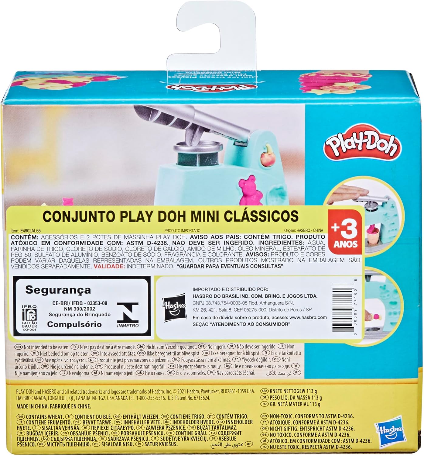 Play-Doh, Massinha Mini Sorveteria Divertida, Cores variadas, para meninos e meninas, para crianças acima de 3 anos