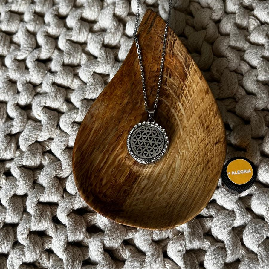 Fio Difusor Flor da Vida com Zircônia