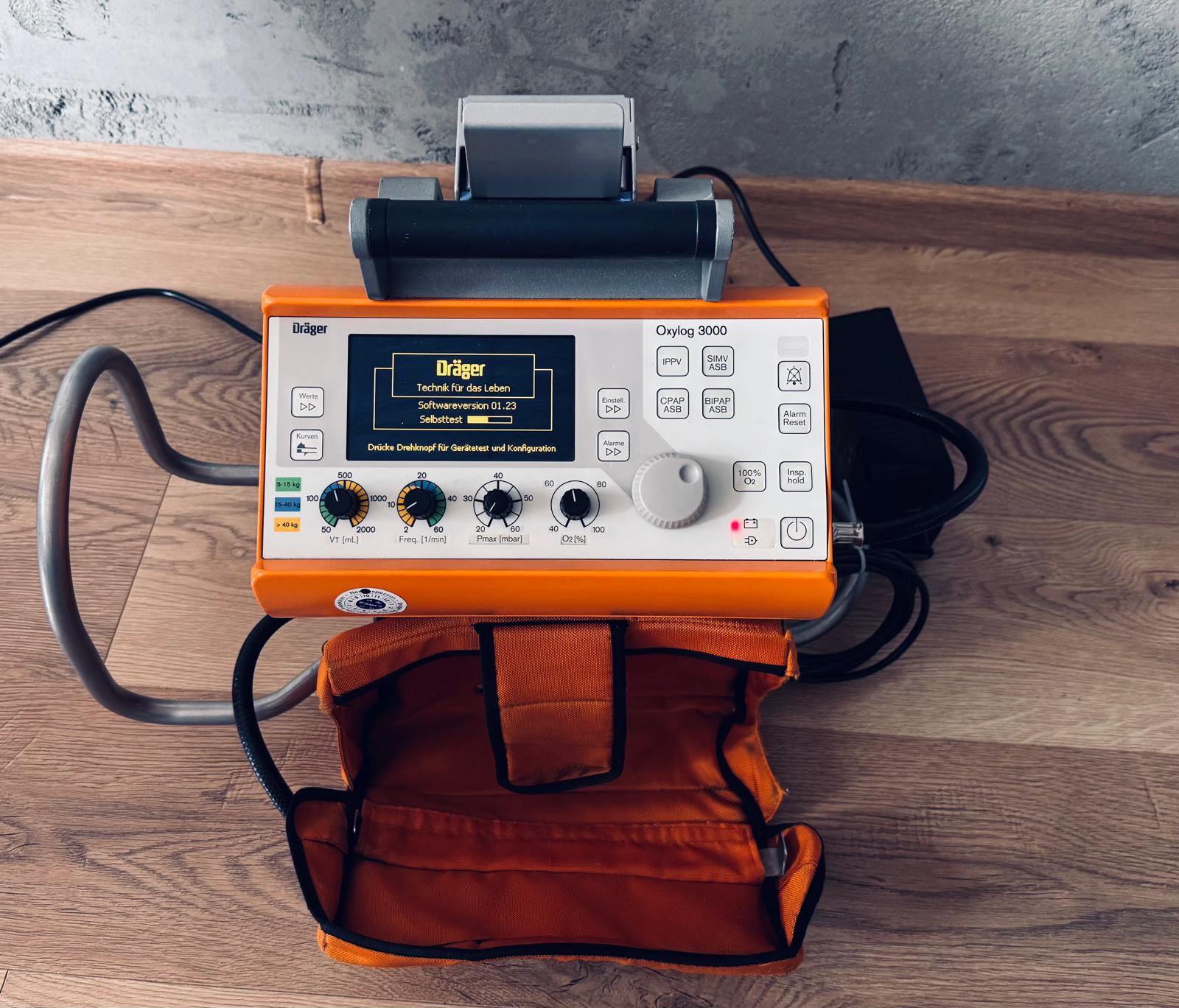 Respirator Dräger Oxylog 3000 